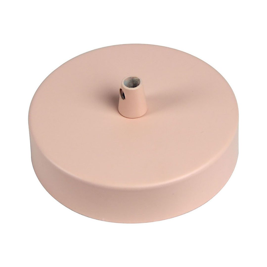 Girard Sudron Lampen-Verteiler Lampen Baldachin Metall 1-fach Rosa, Ø: 10 cm x H: 2,5 cm