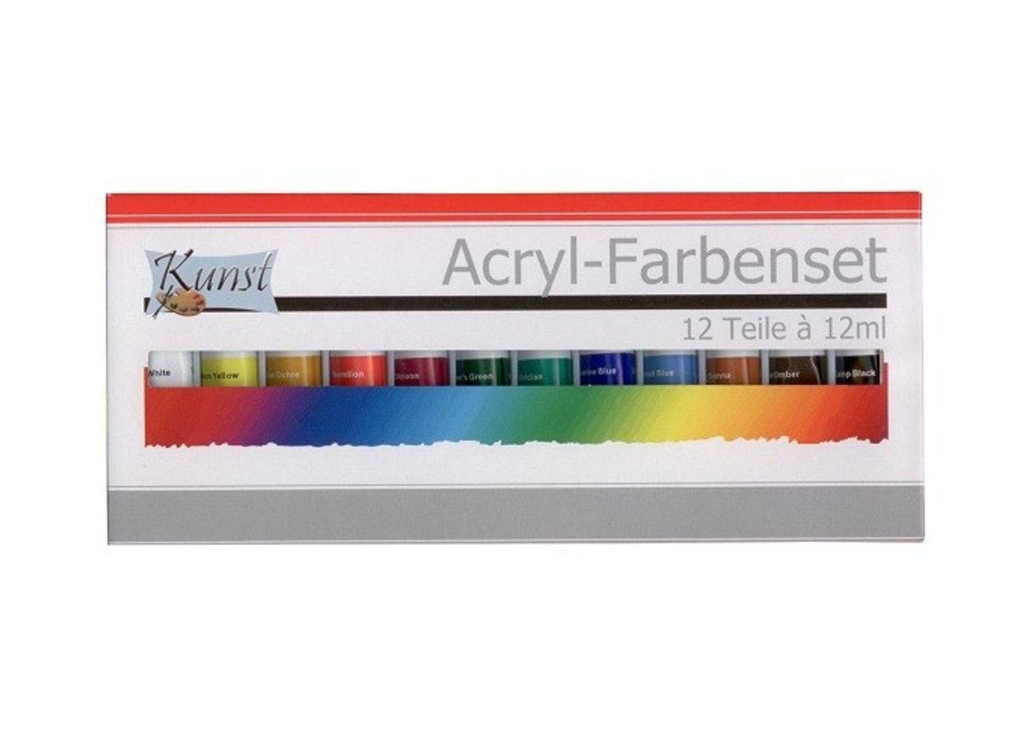 BURI Vollton- und Abtönfarbe Acryl-Farbenset