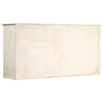 vidaXL Sideboard Sideboard Weiß 160 x 40 x 80 cm Massivholz Mango (1 St)