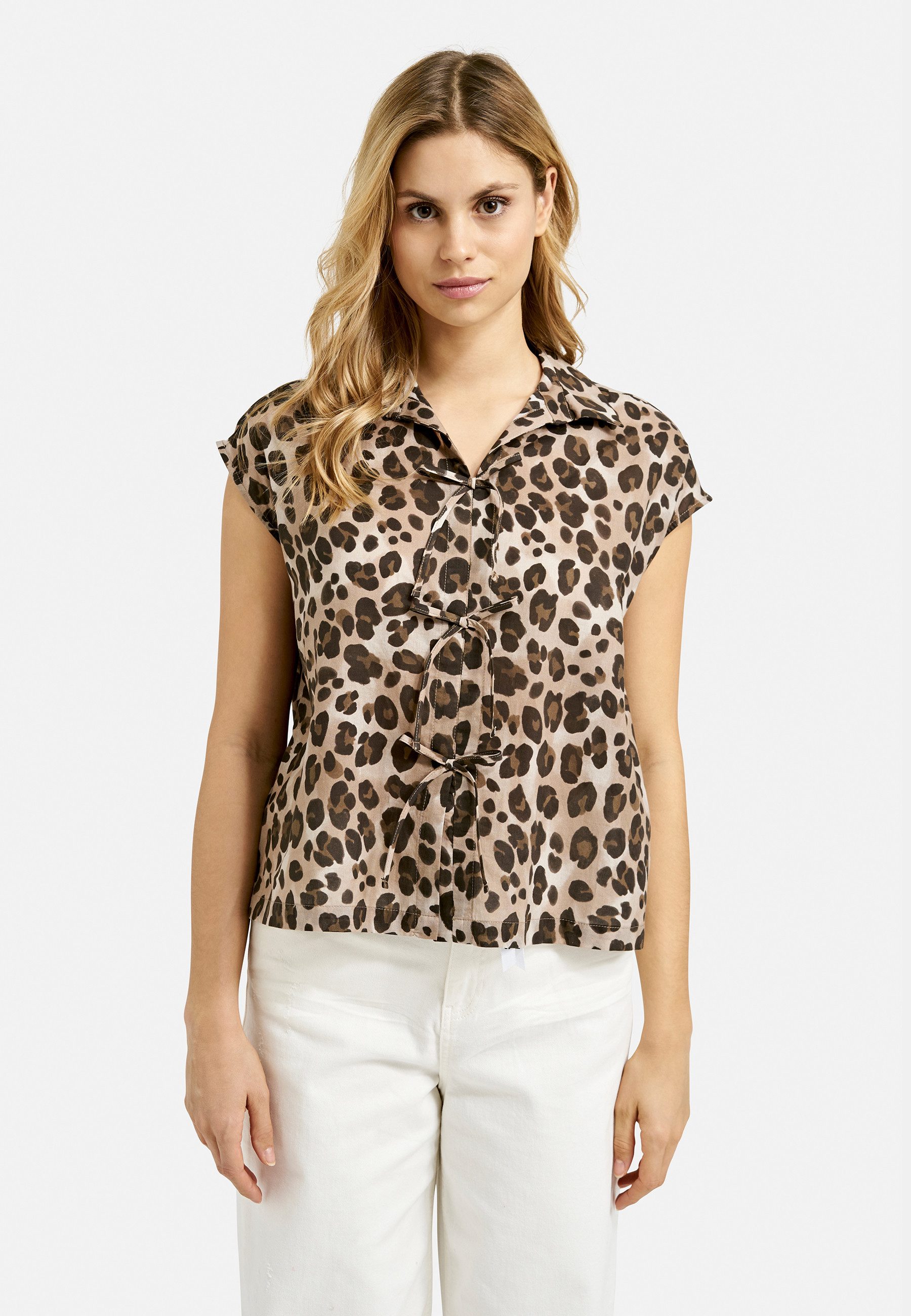 Kurzarmbluse Smith & Soul Bluse mit überschnittenen Schultern u
