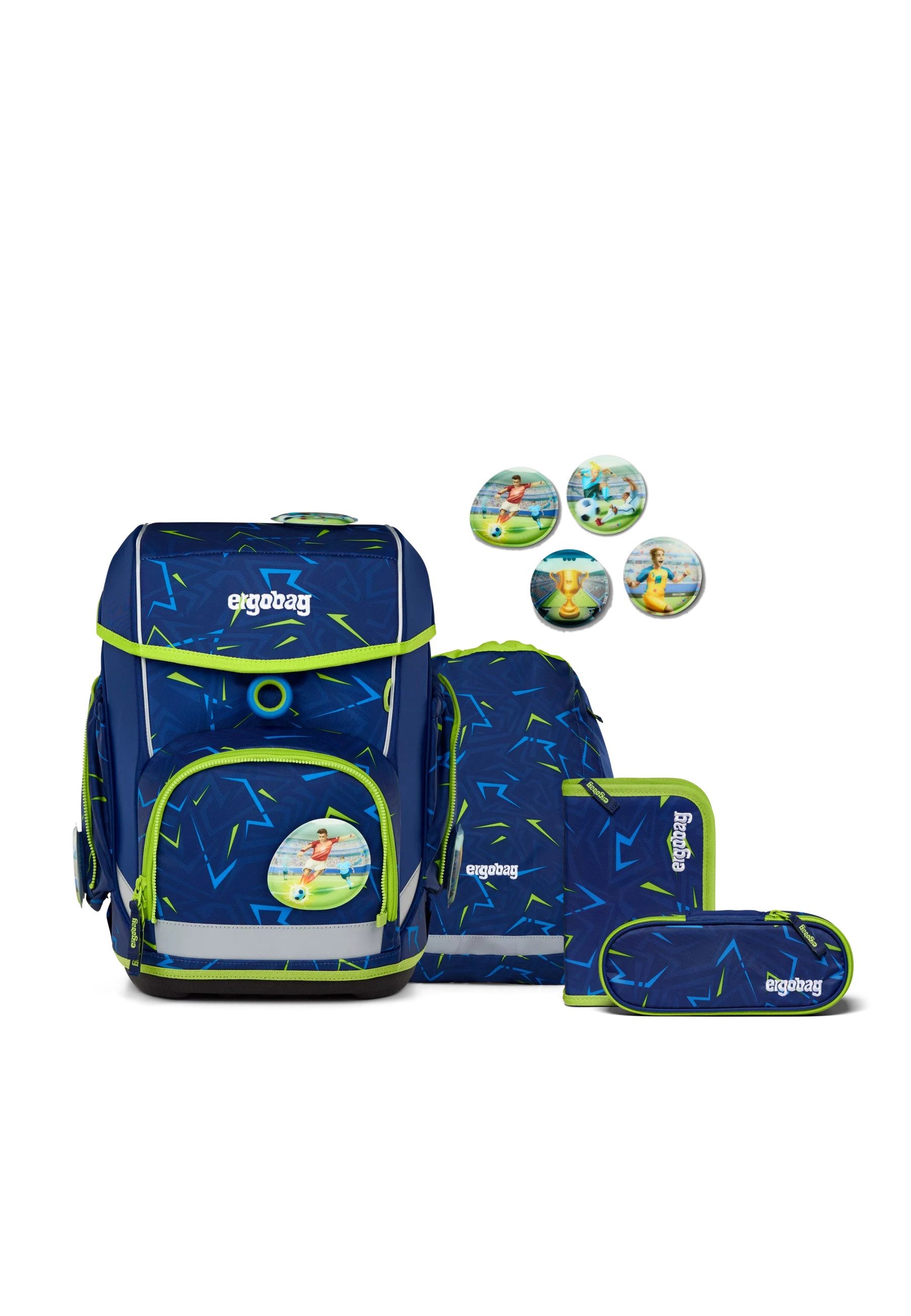 ergobag Ранці cubo Set (5-tlg., 5-teiliges Set)