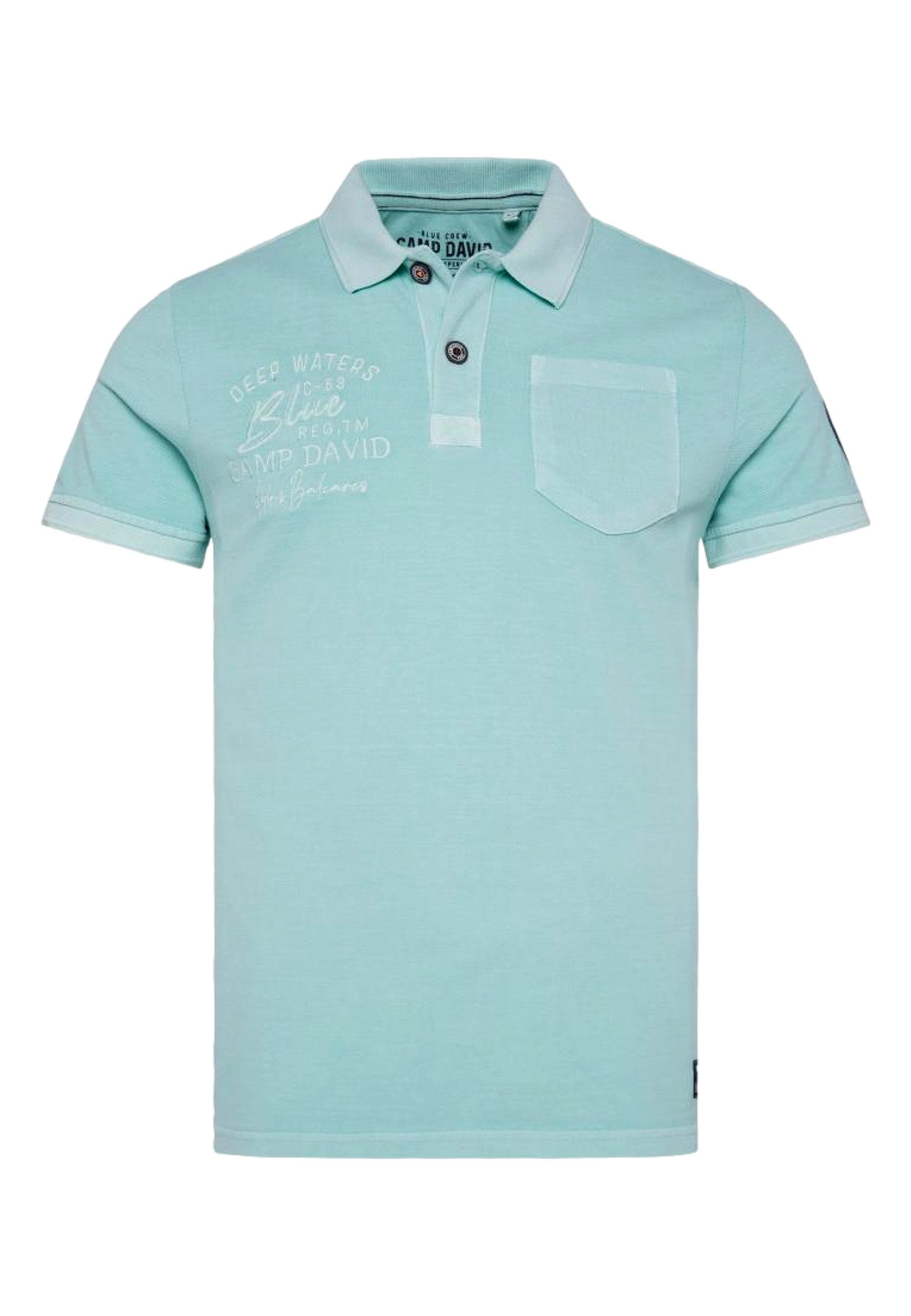 CAMP DAVID Poloshirt Poloshirt Kurzarmshirt (1-tlg., 1) günstig online kaufen