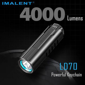 Imalent Arbeitsleuchte Imalent LD70 Mini EDC LED-Taschenlampe mit 4000 Lumen und eine Leucht