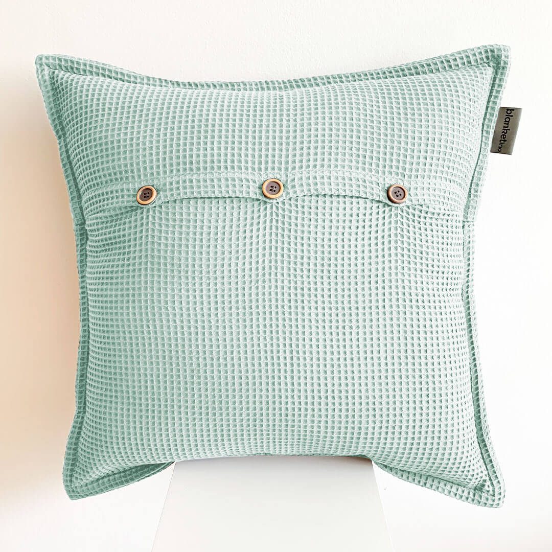 blanketino Dekokissen Kissen mit Waffelmuster, Kissenhülle günstig online kaufen