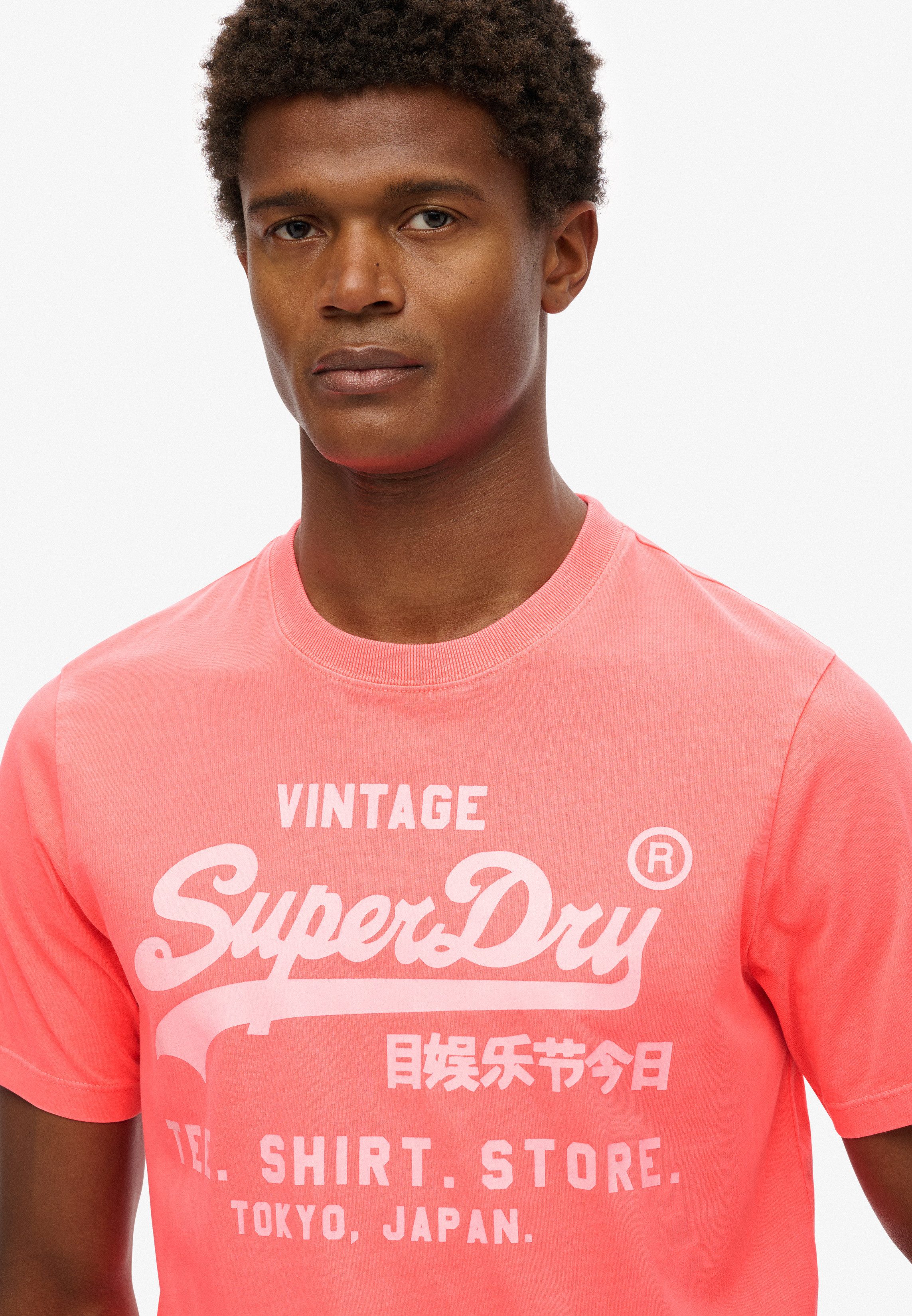 Superdry Rundhalsshirt VL NEON RELAXED TEE günstig online kaufen