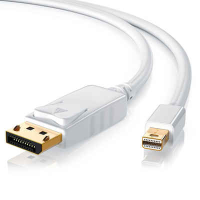 CSL Audio- & Video-Kabel, Mini DisplayPort, DisplayPort (300 cm), Full HD MiniDP Monitor Kabel / Verbindungskabel - 3m