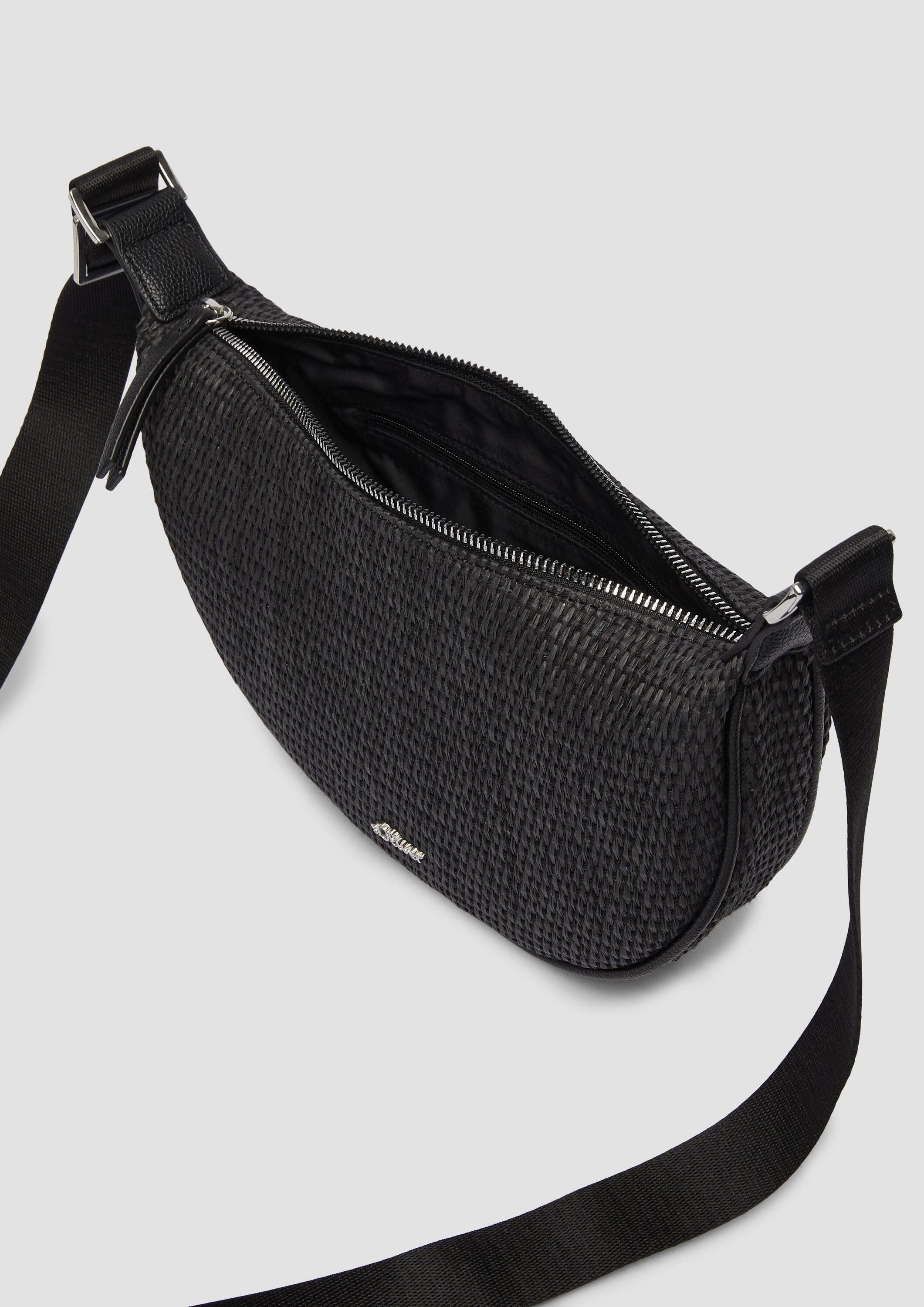 s.Oliver Umhängetasche Tasche, Halbmondtasche mit Twillfutter