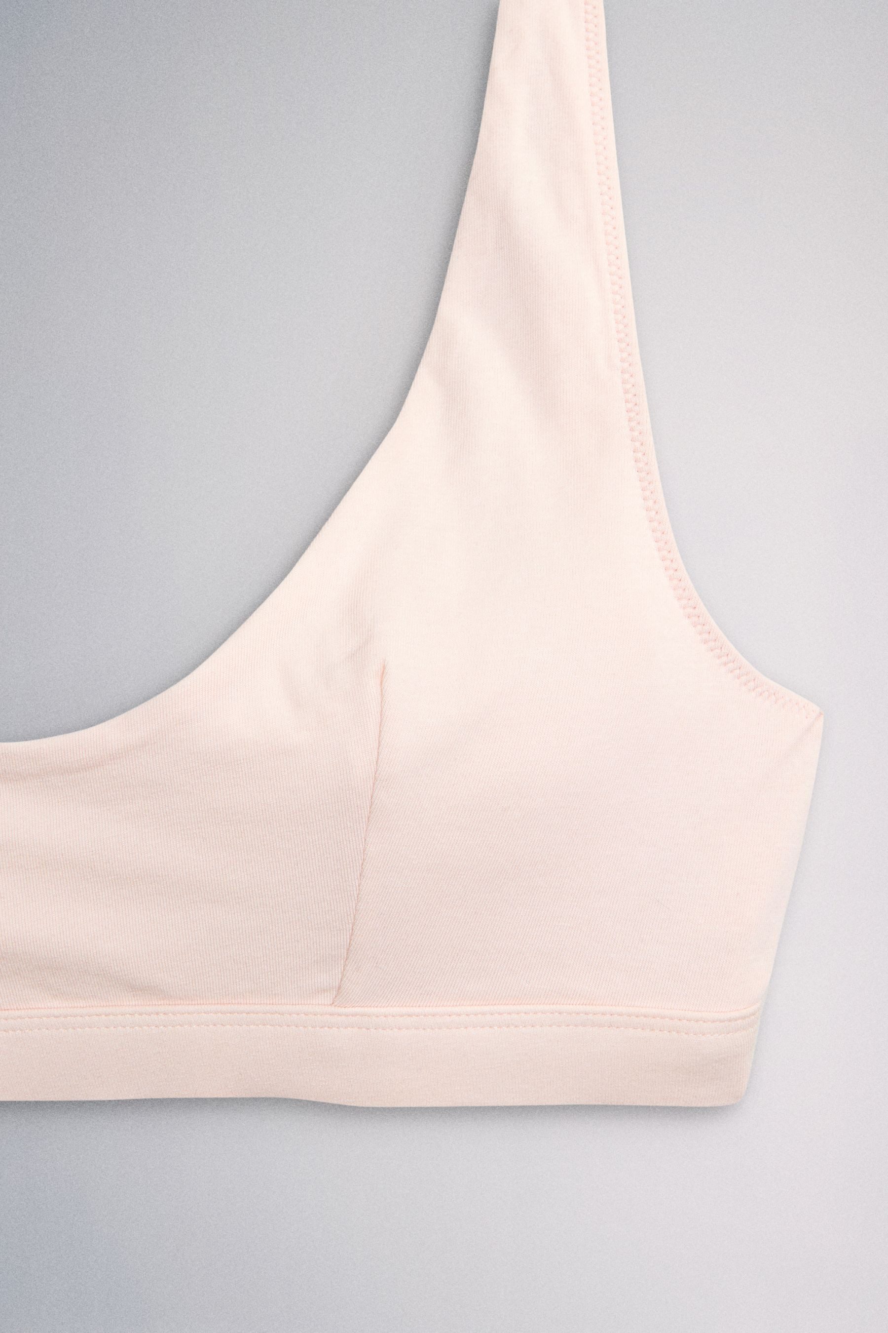 The Set Set: Bralette-BH The Set Kurze Triangel-BHs aus Baumwolle, 5er-Pack (5-tlg) – Bild 5 von 5