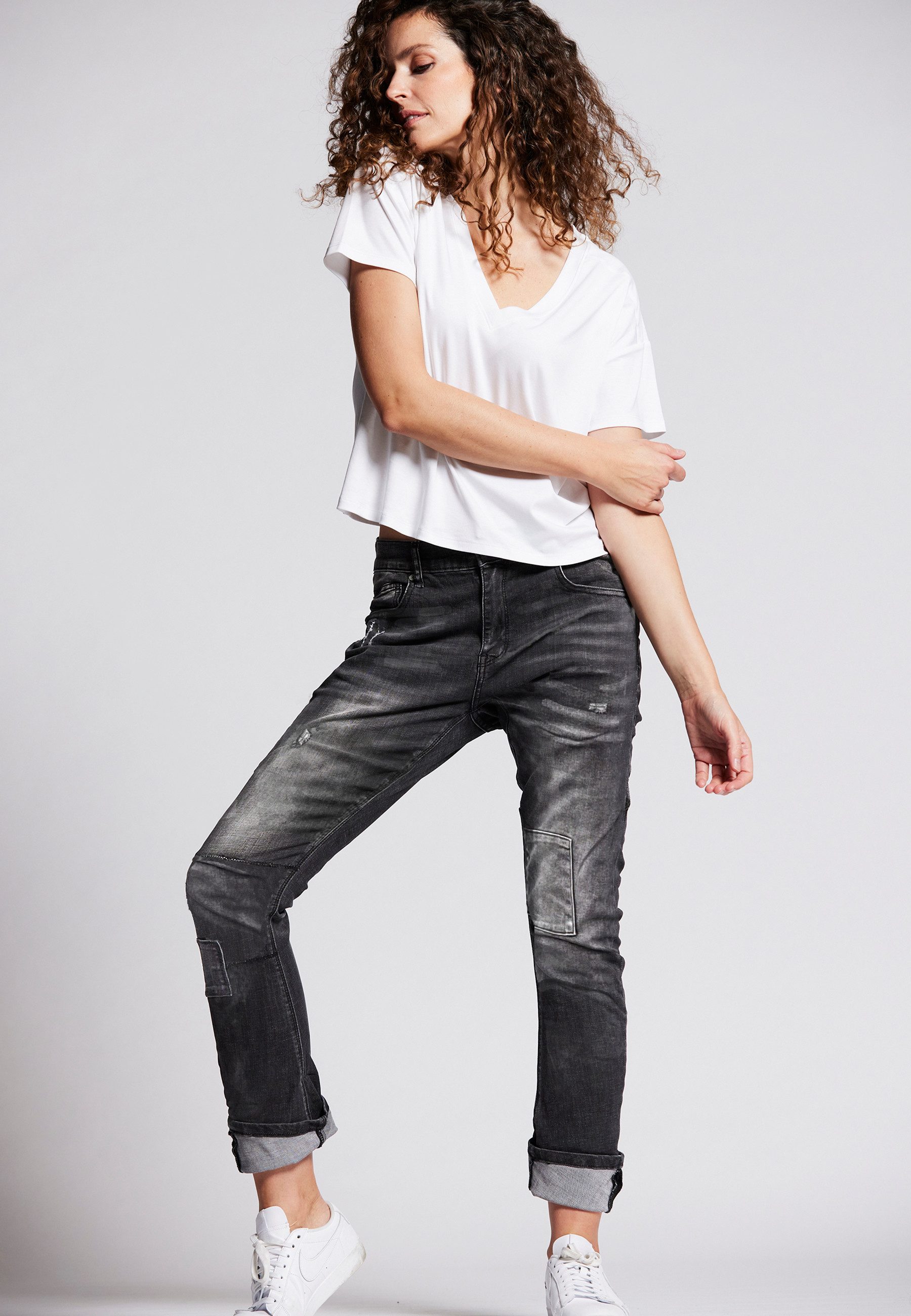 Andijamo-Fashion Boyfriend-Jeans COOL ATTITUDE STRETCH günstig online kaufen