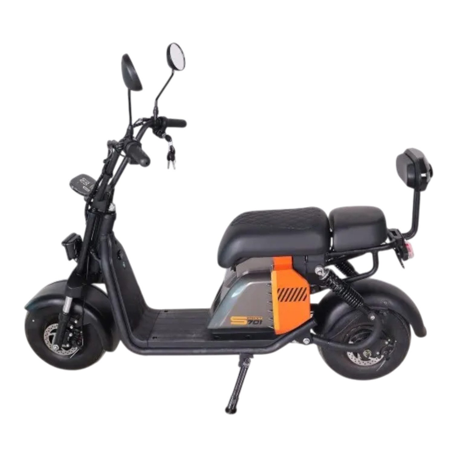 ENEWAY E-Scooter COCO MINI - 48V Fatwheel LowRider Scooter 45 km/h, 45 km/h, mit Straßenzulassung