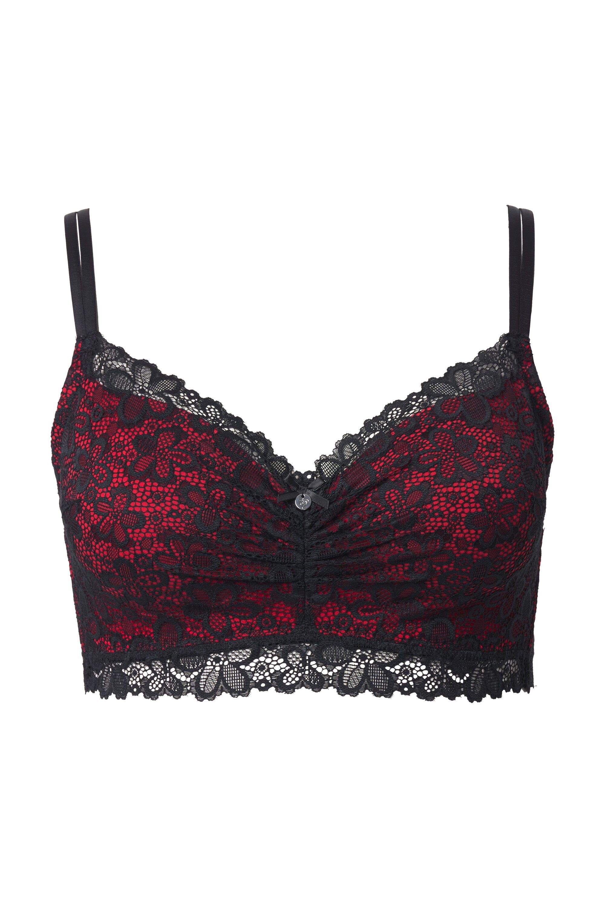 Ulla Popken Soft-BH TruYou Bralette Spitze Softschale ohne Bügel – Bild 2 von 4