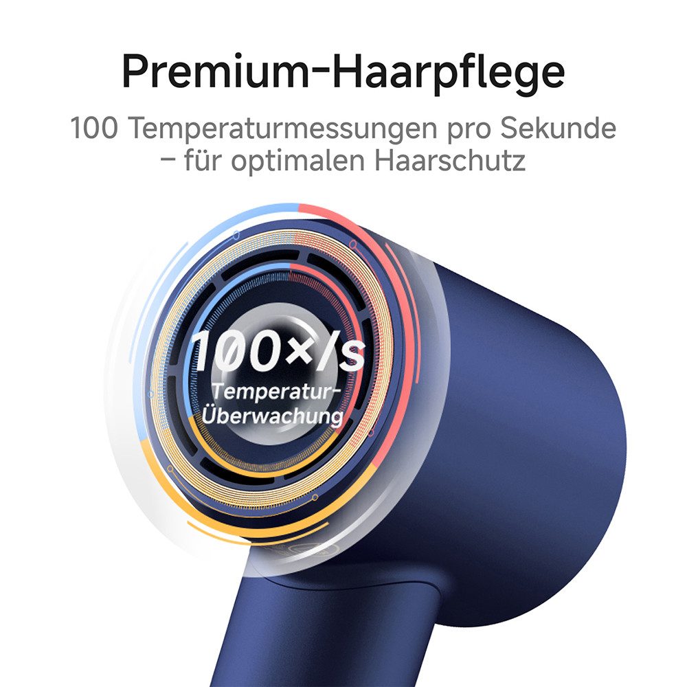 laifen Haartrockner Swift Premium Hochgeschwindigkeits mit zwei magnetischen Luftdüsen, 1600 W, negative Ionen – Bild 4 von 5