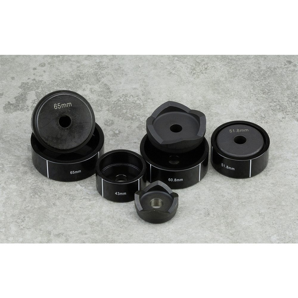 Thumbnail - TOOLCRAFT Montagewerkzeug TOOLCRAFT TO-9610281 Stanzeinsätze Stanzformen: Ø43-65mm (Rundes Loch, B: 20.90 cm, L: 26.00 c...