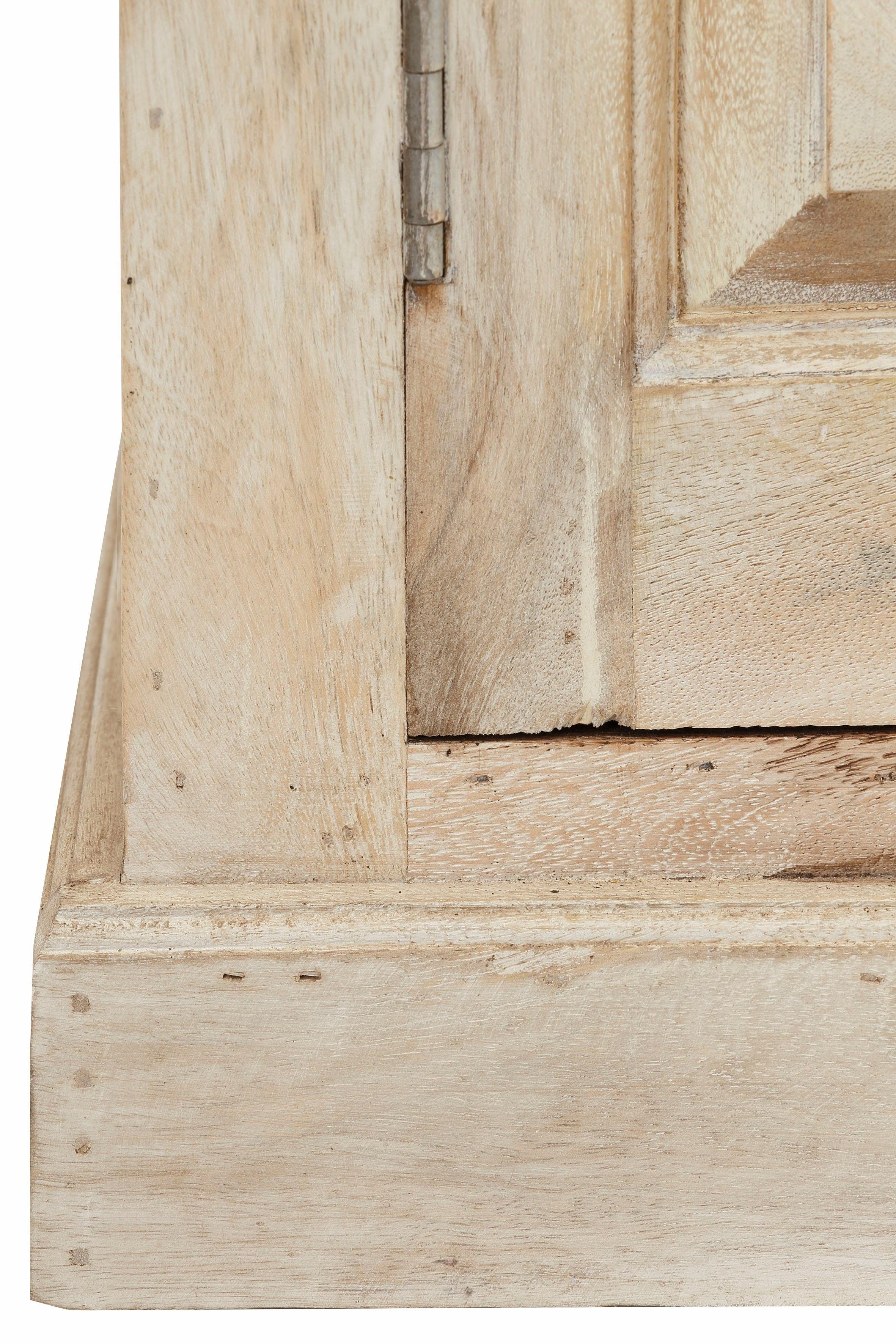 OTTO home Garderobenschrank Devdan mit dekorativen Fräsungen oben, Breite 100 cm, viel Stauraum