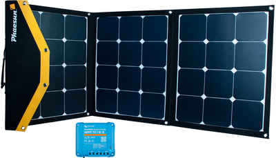 Phaesun Solarmodul »Module Kit Phaesun Fly Weight 135 Premium MPPT«, 135 W, Monokristallin, (Komplett-Set, 2-St)