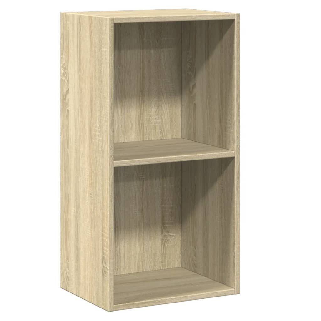 vidaXL Regal Bücherregal 2 Fächer Sonoma günstig online kaufen