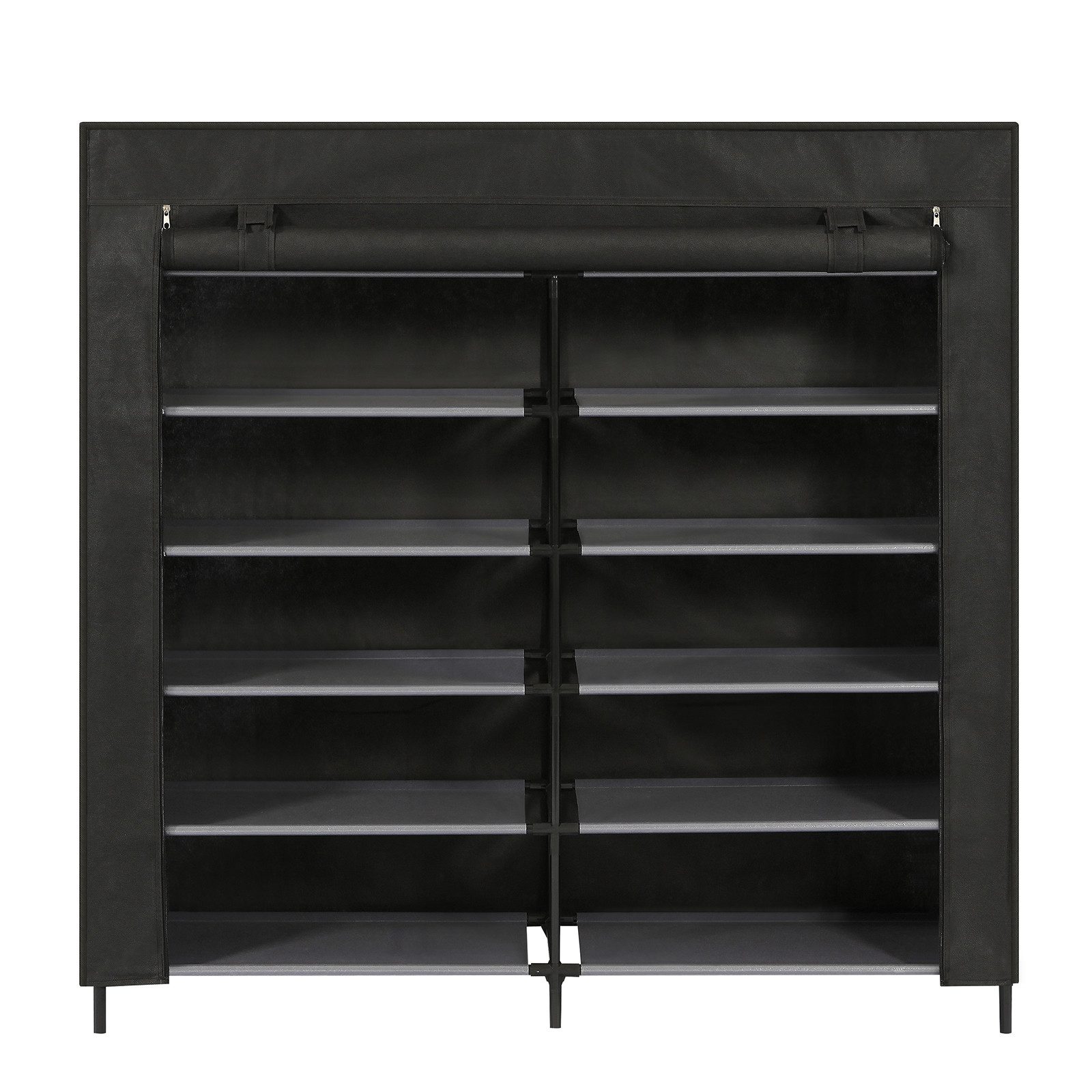 Mondeer Schuhschrank 6 Schicht Schuhregal für ca. 36 Paar Schuhe, 110cm*115 günstig online kaufen