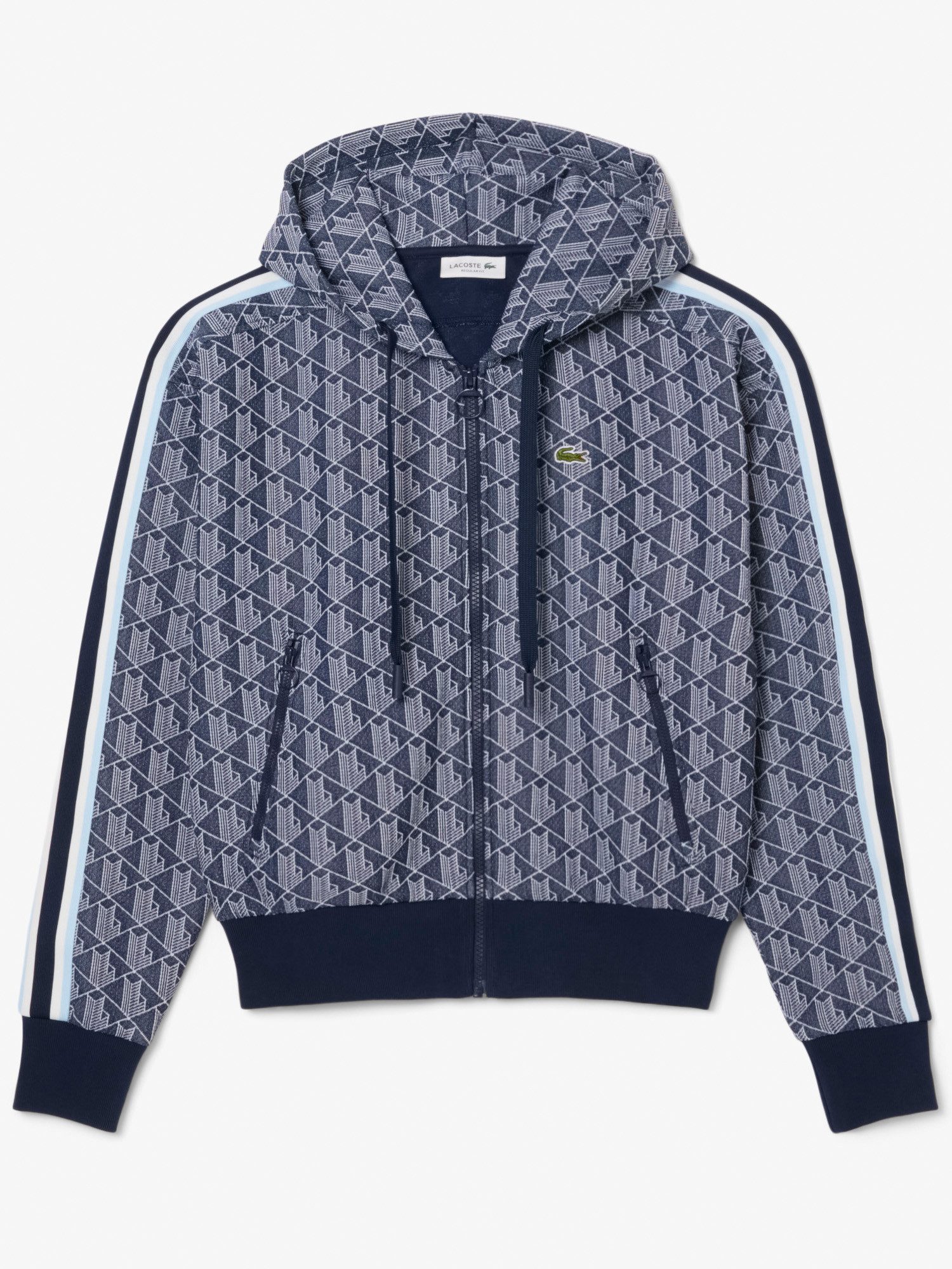 Lacoste Sweatjacke Lacoste Monogram Zip Hoodie günstig online kaufen