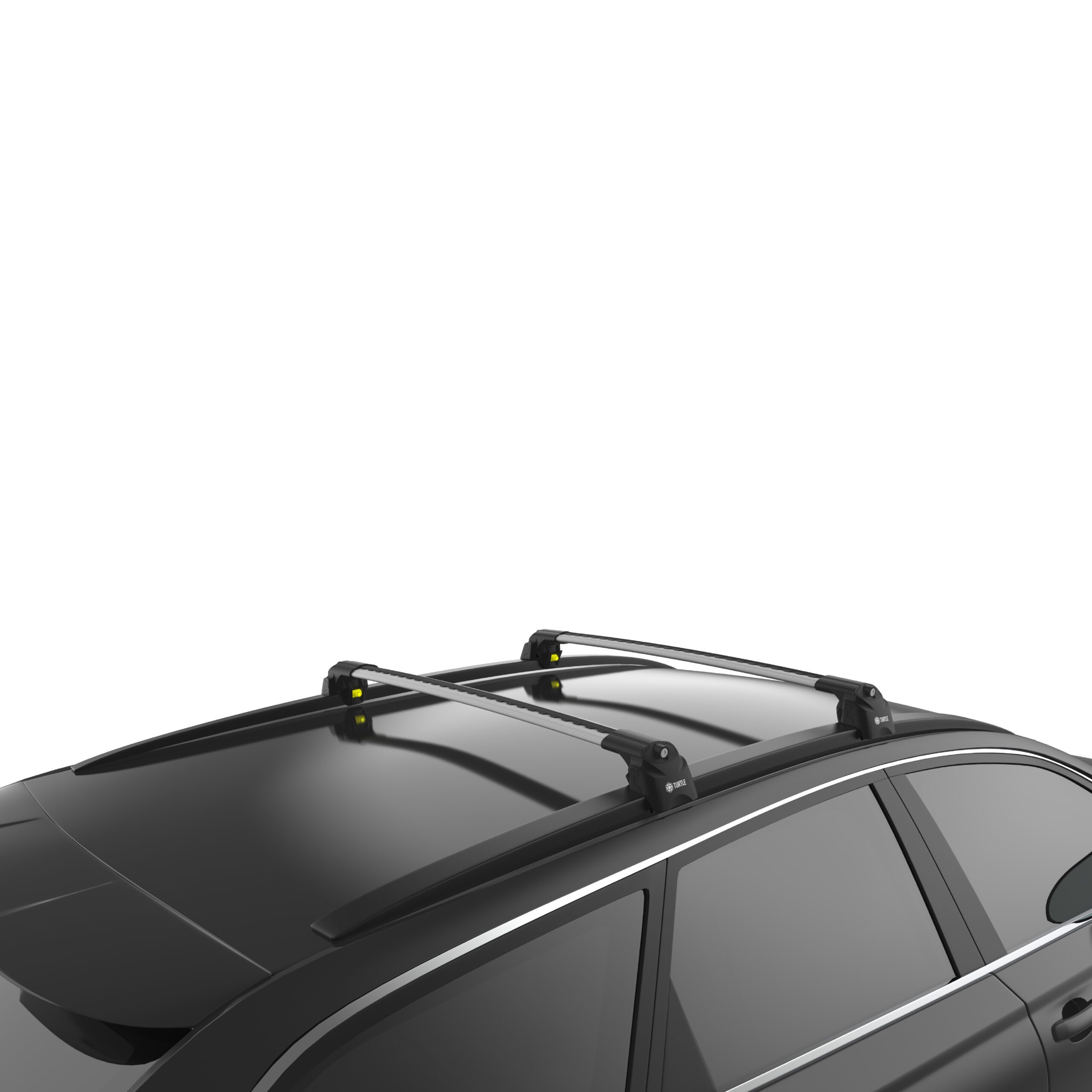 Dachträger ACE-2 Für Renault Captur II (2019-2024) – Relingträger, Grau, Bis 75 Kg