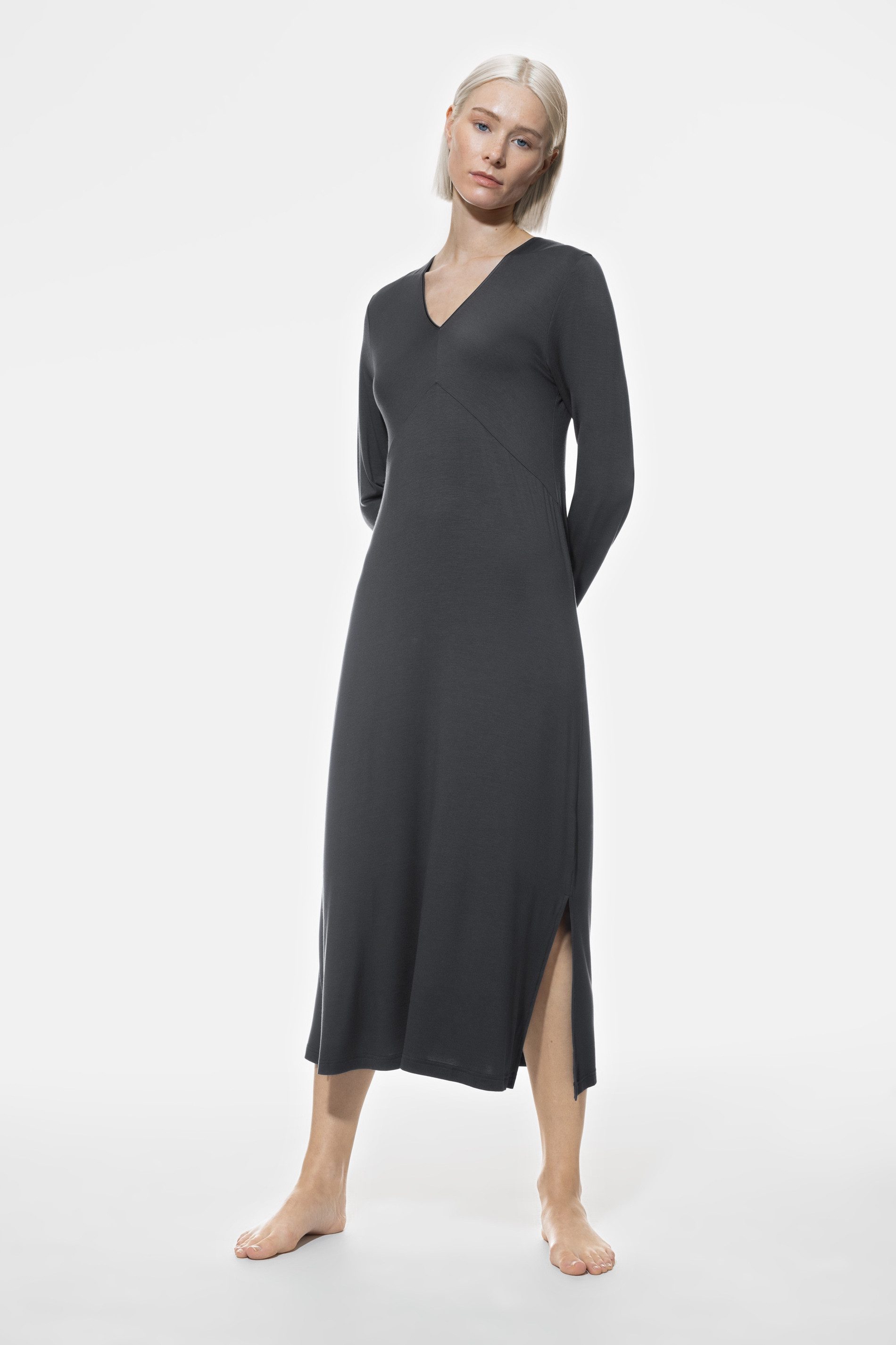 Nachthemd Mey Damen Nachthemd langarm Serie Pure Chic Uni