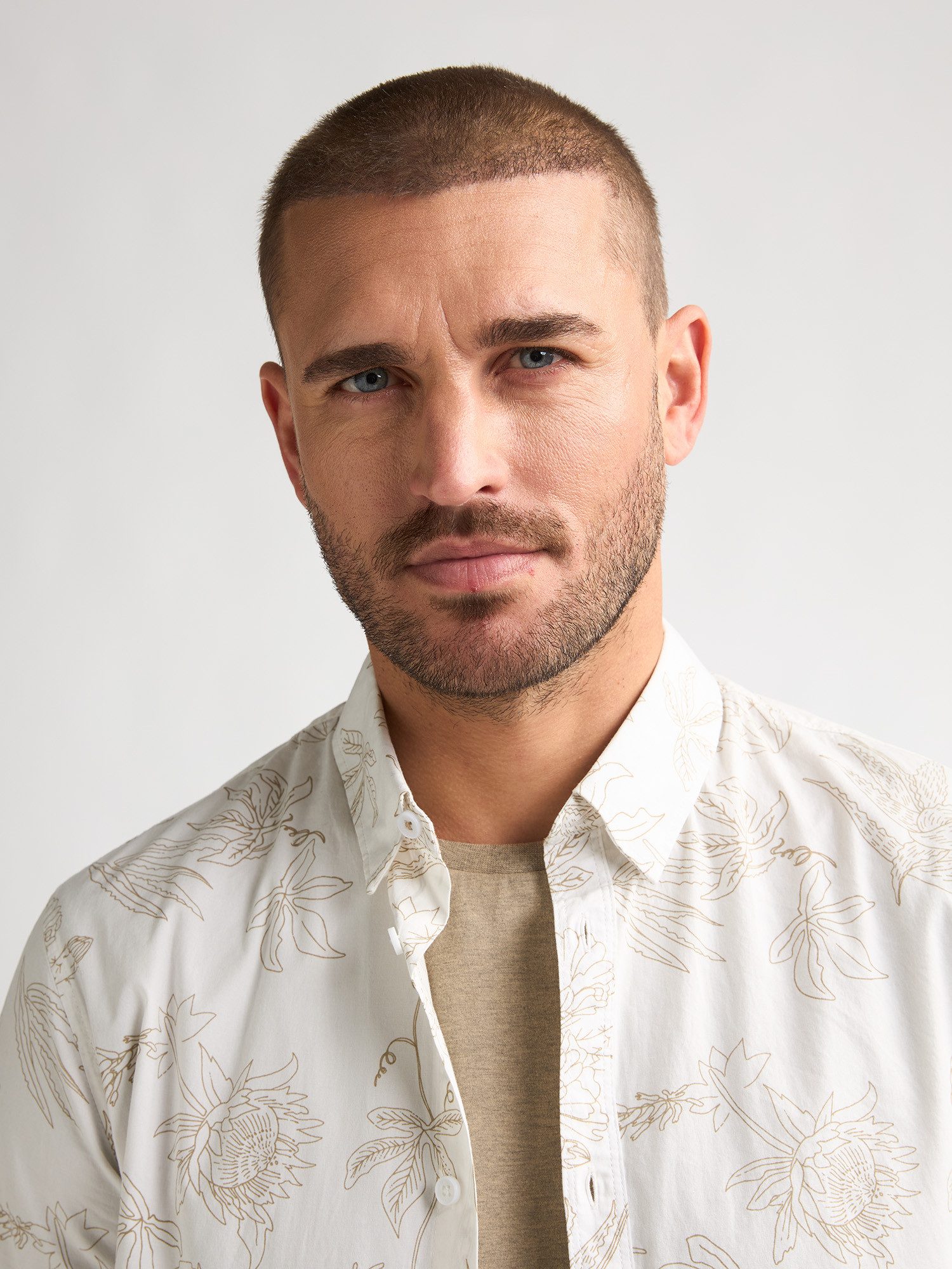 Petrol Industries Kurzarmhemd Men Shirt Short Sleeve AOP mit All-Over Print günstig online kaufen