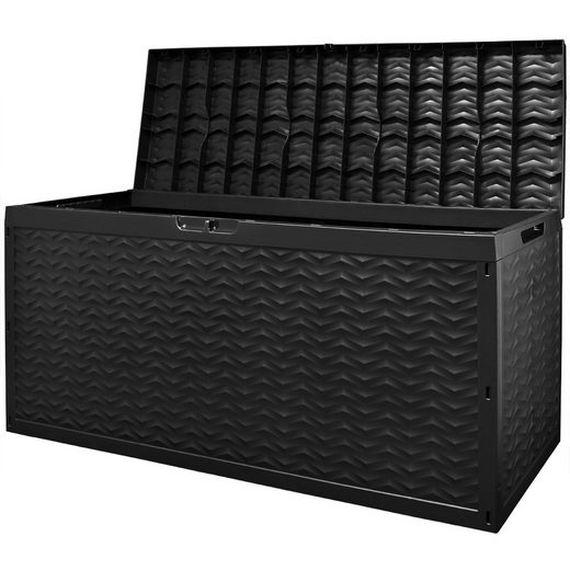 Deuba Auflagenbox »Cargo«, XXL Gartenbox Wasserdicht Rollbar 320 Liter