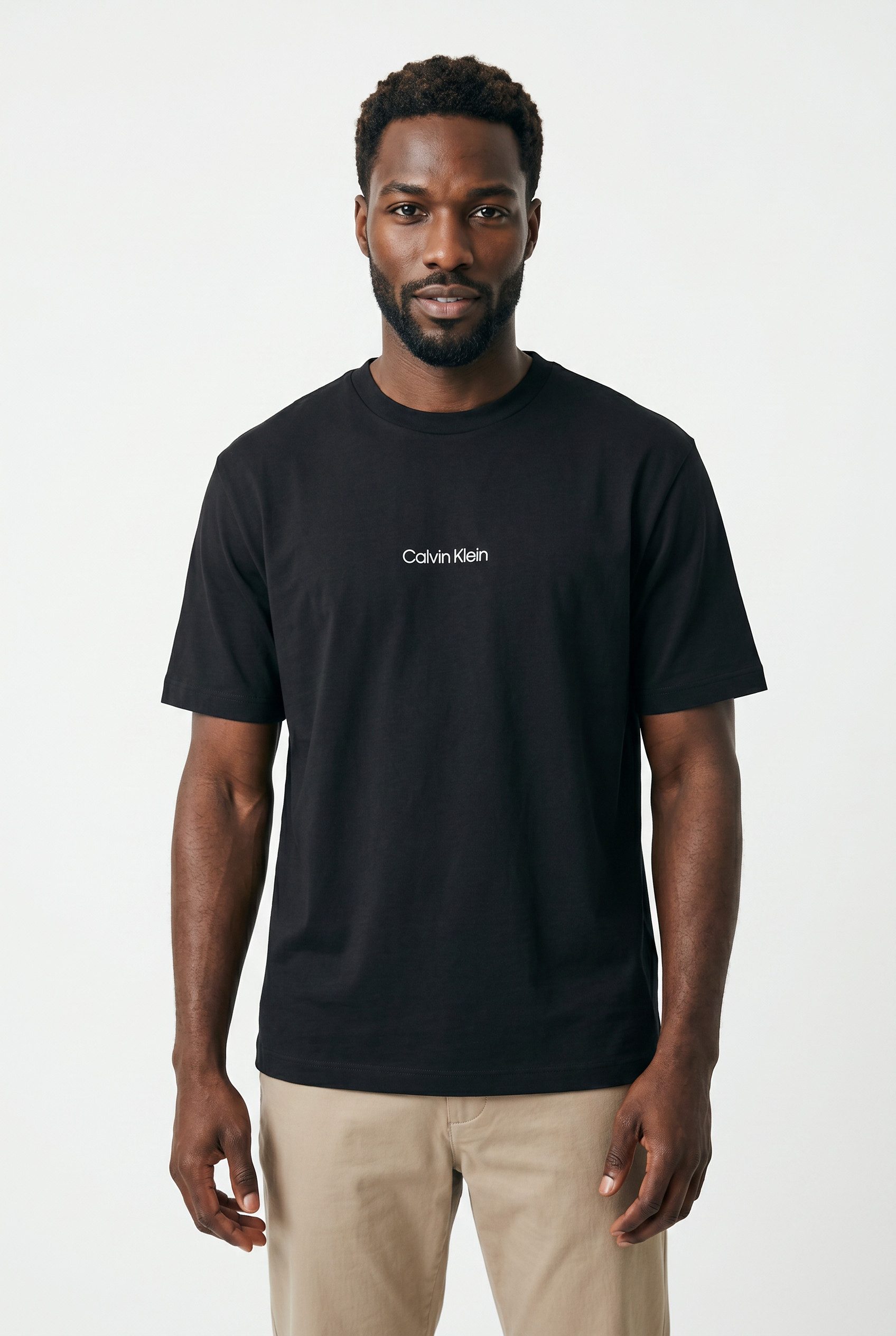 Calvin Klein Swimwear T-Shirt Regular fit mit Rundhalsausschnitt