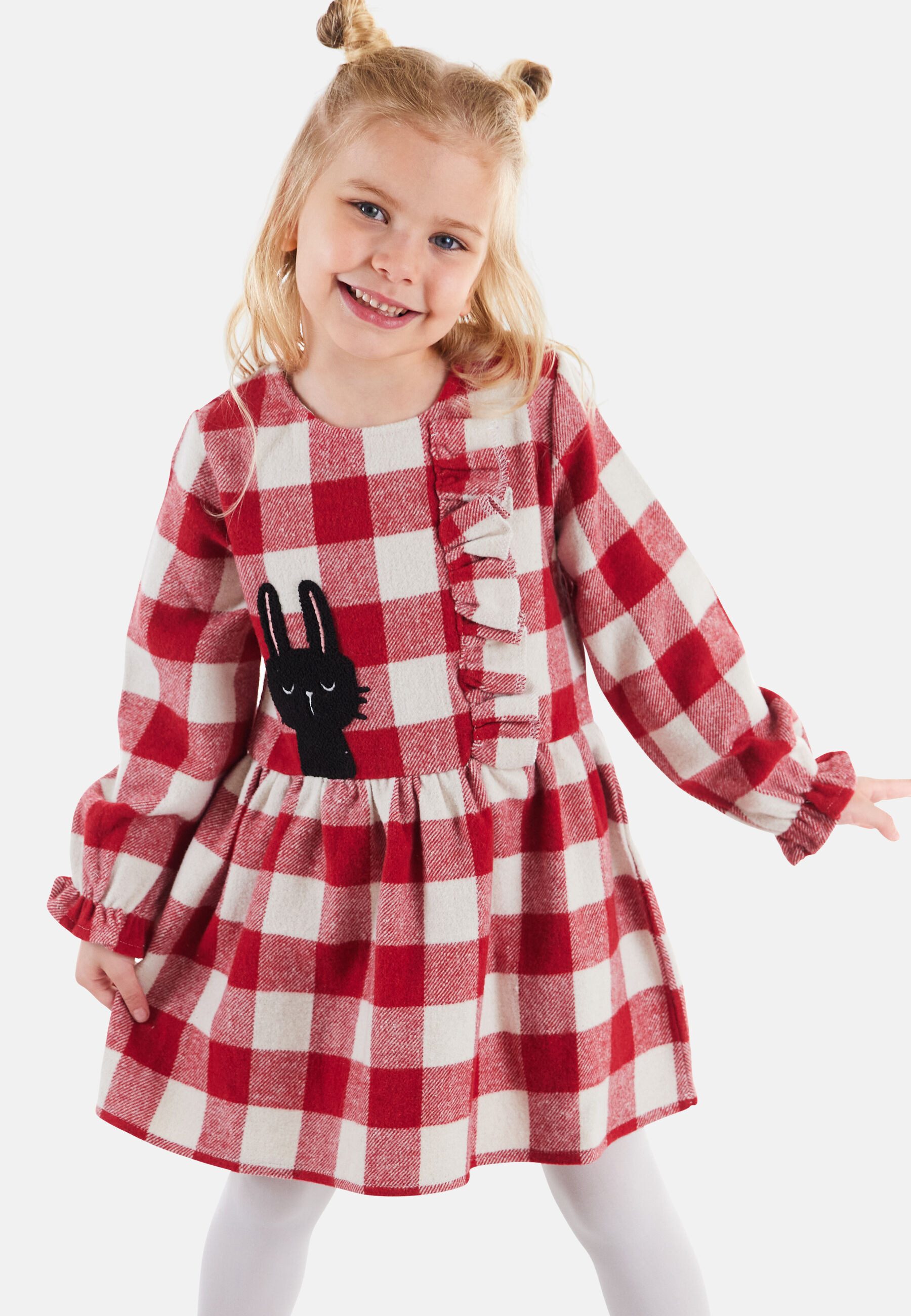 Denokids Sommerkleid Cute Bunny (1-tlg) mit Häschen Applikation