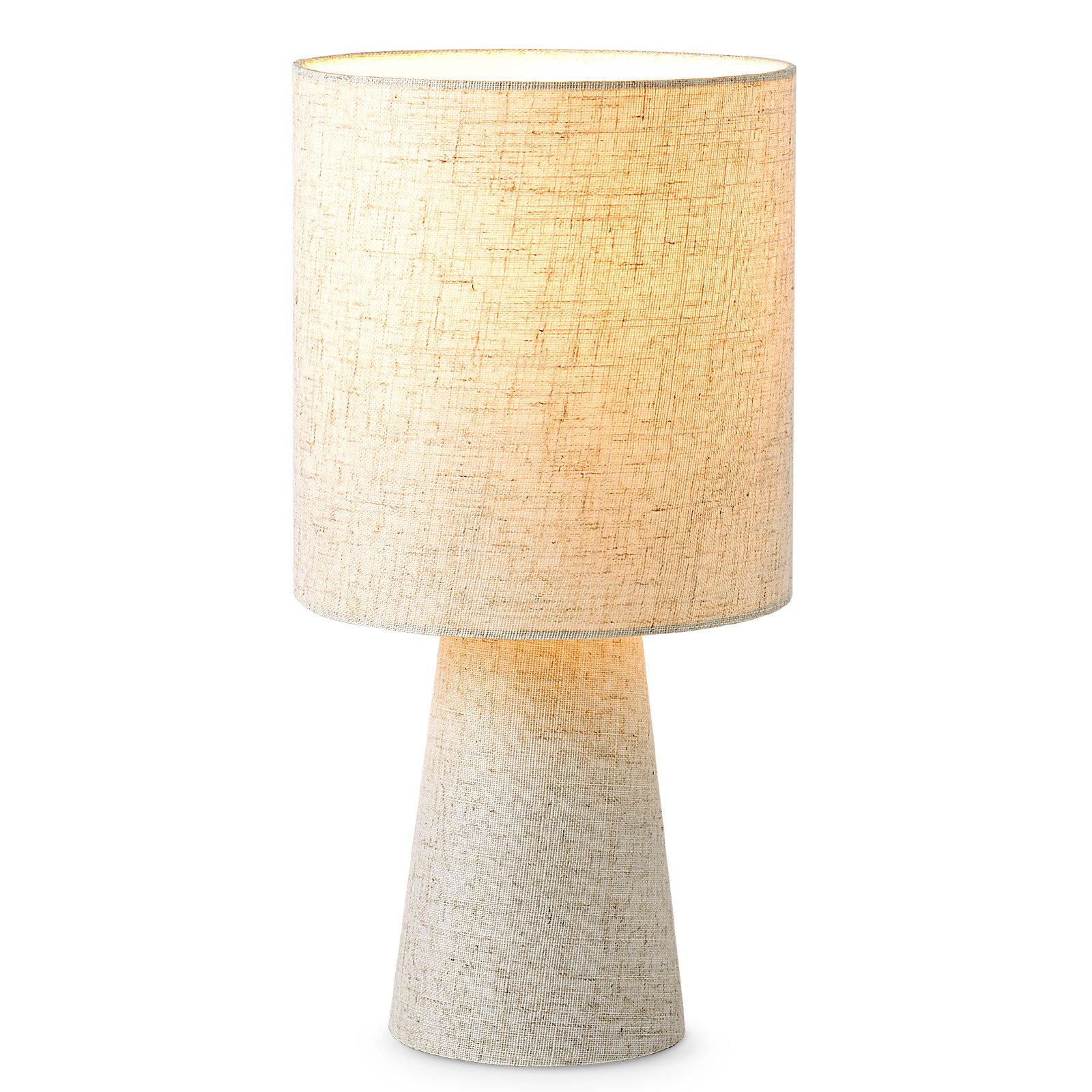 Tischleuchte Tischlampe,Leuchtmittel wechselbar,Lampe Warmweiß,Ein-/Ausschalter,E27