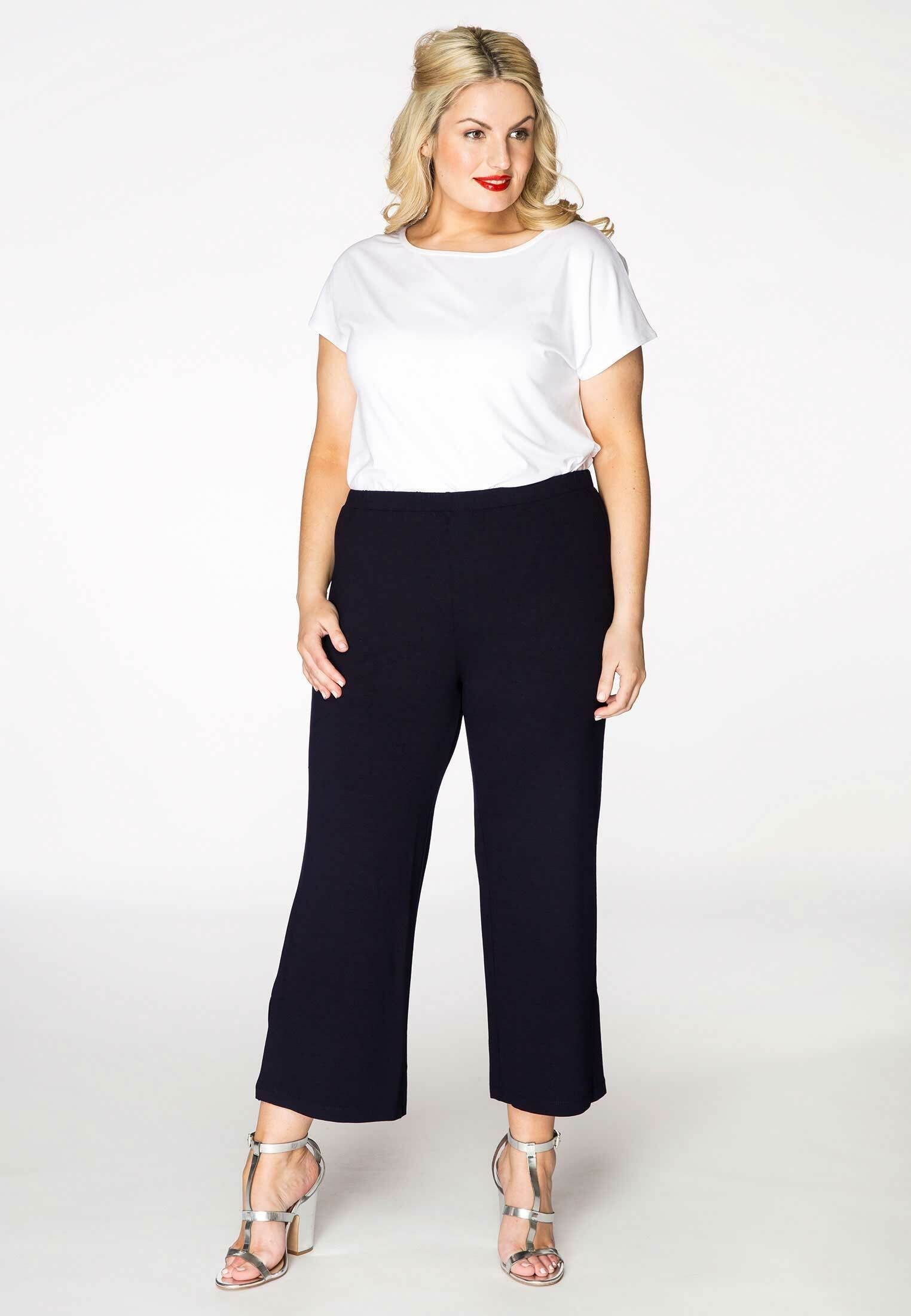 YOEK Bootcuthose Damen Hose basic Große günstig online kaufen