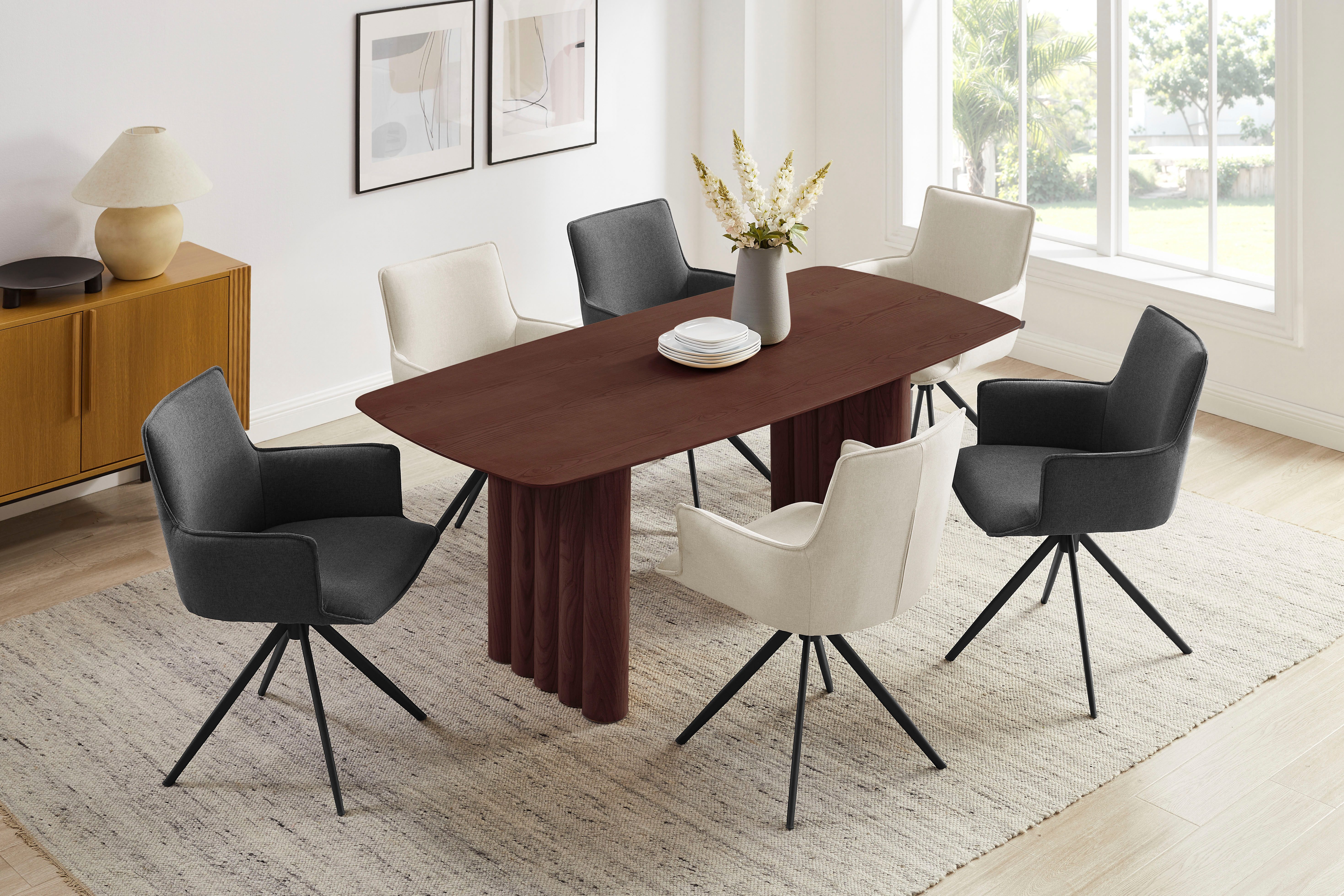 OTTO home Esstisch Sacy, FSC-zertifizierter Esche, Schweizer Kante, Breite 180 cm