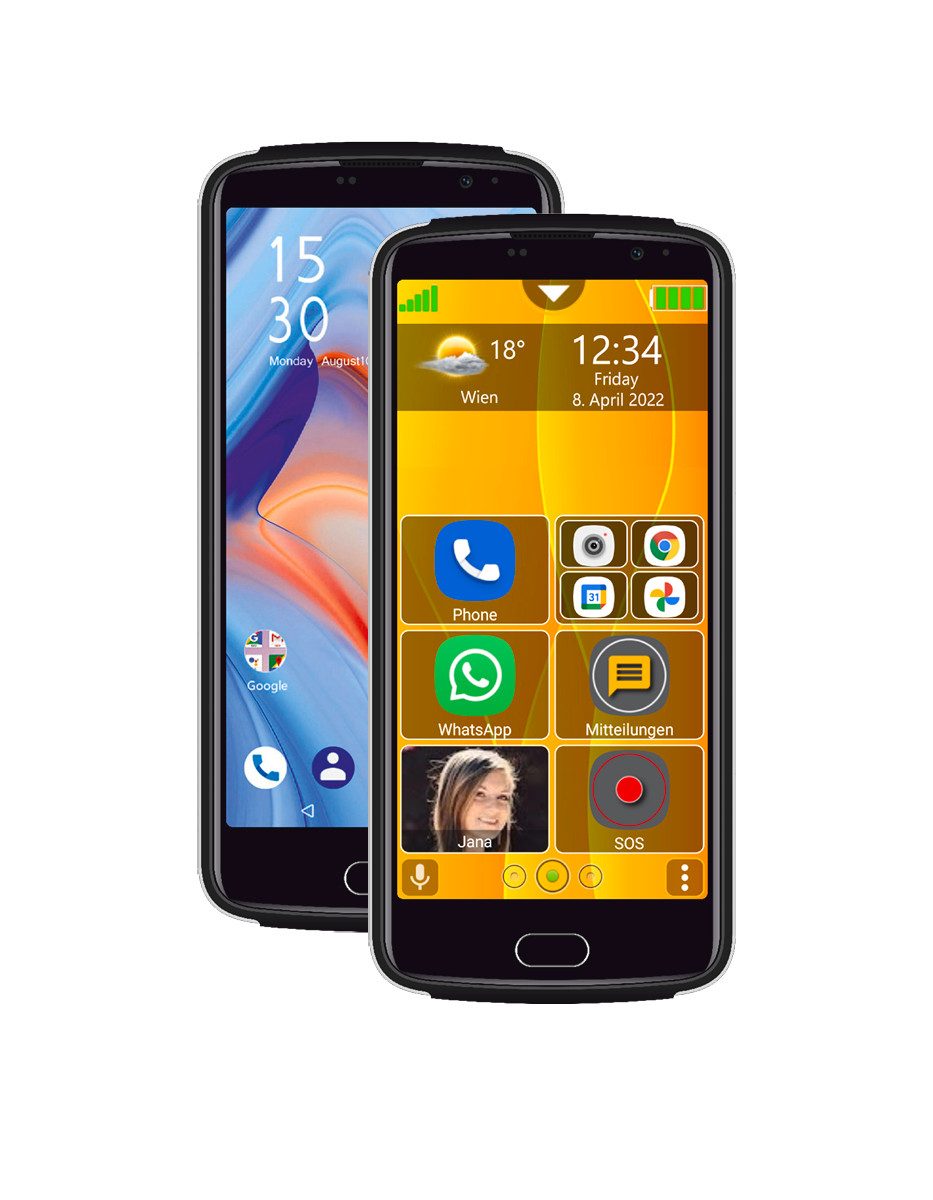 Beafon M7 4G Senior Smartphone (14 cm/5,5 Zoll, 32 GB Speicherplatz, 13 MP Kamera)
