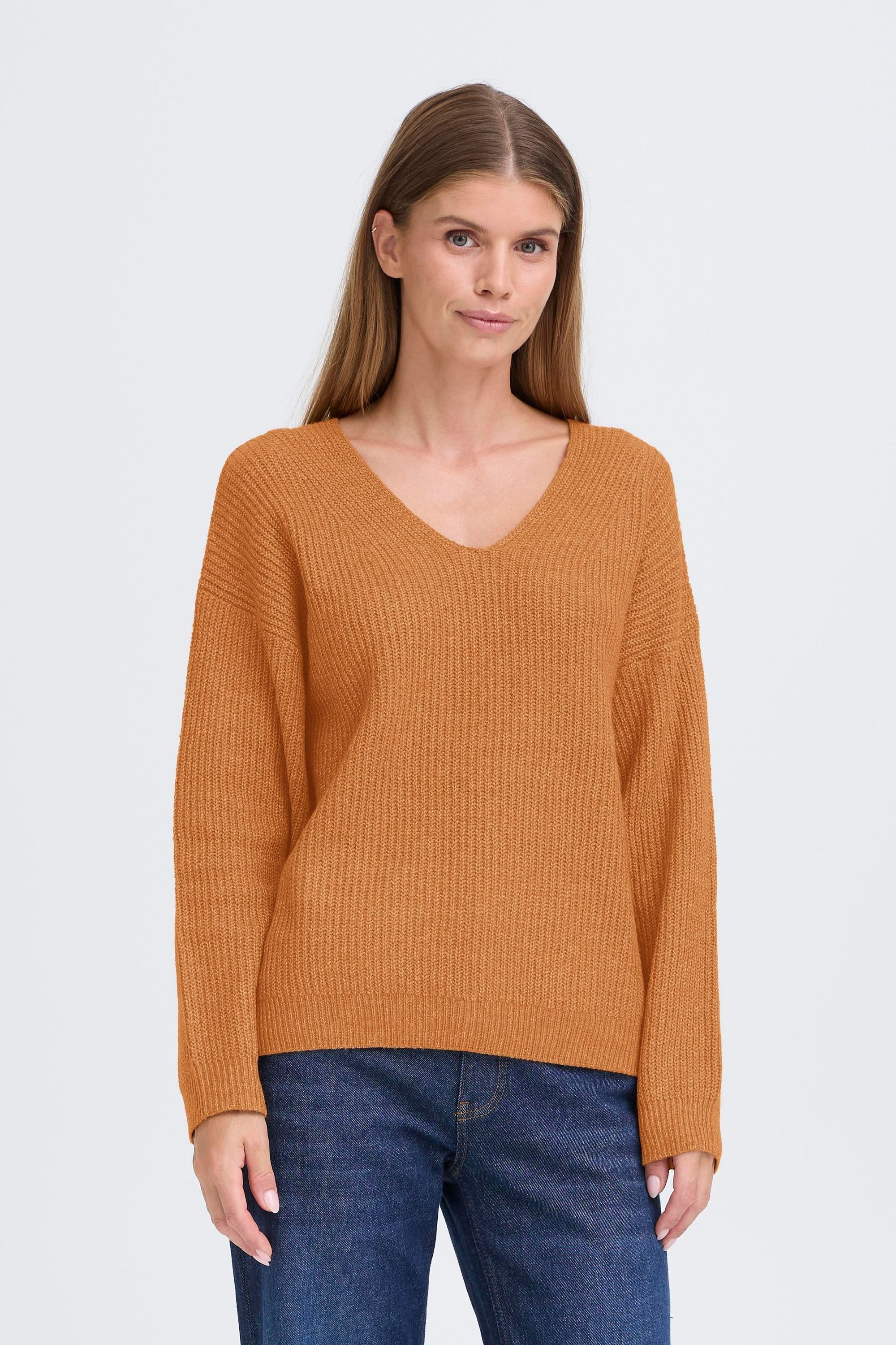 OXMO V-Ausschnitt-Pullover OXCallie Modischer Pullover günstig online kaufen