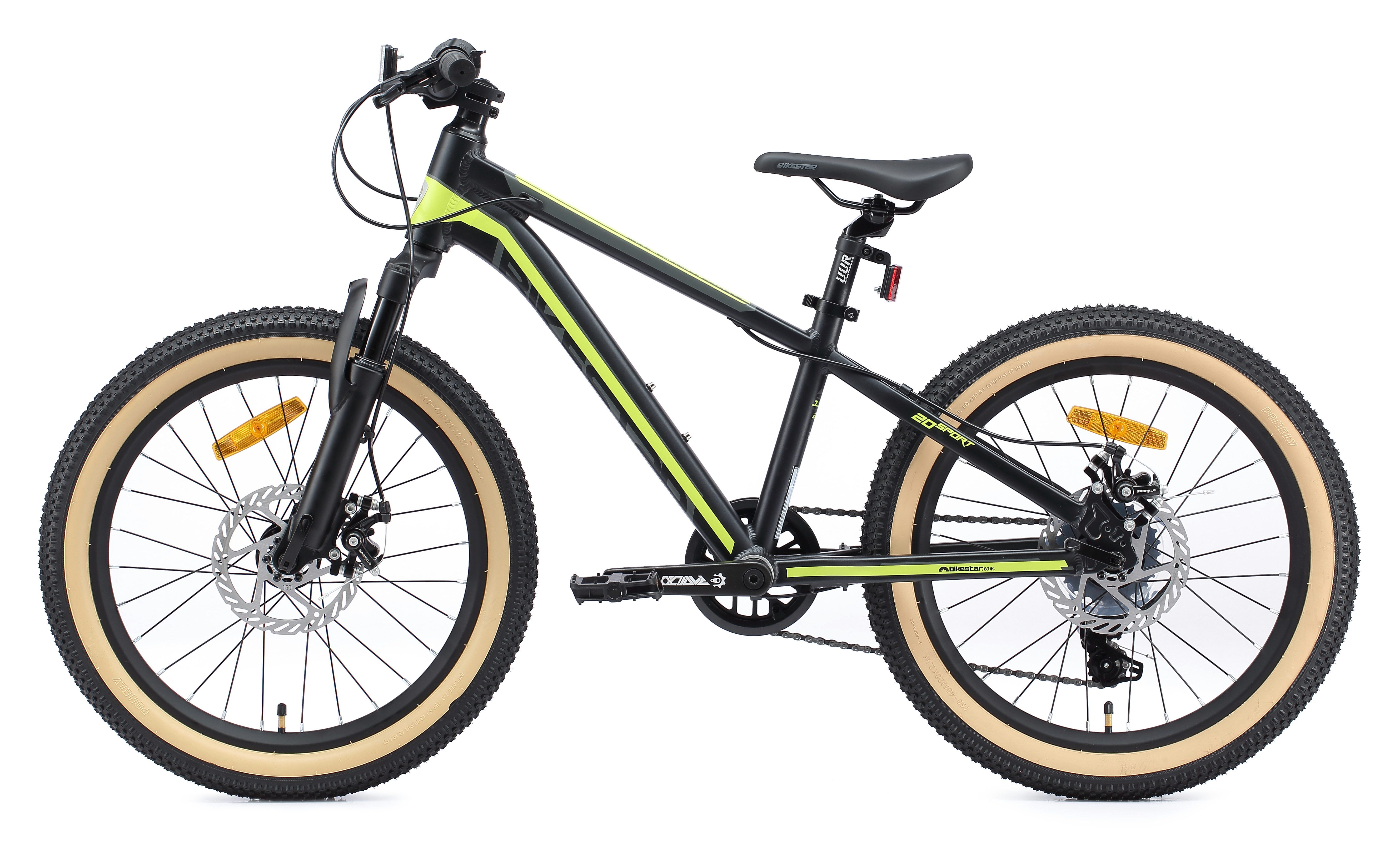 Bikestar Jugendfahrrad, 7 Gang Shimano RD-TY21 Schaltwerk, Kettenschaltung