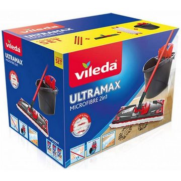Vileda Wischmopp Ultramax 2in1 Microfibre, 0,00 W, beutellos, Komplett-Reinigungsset