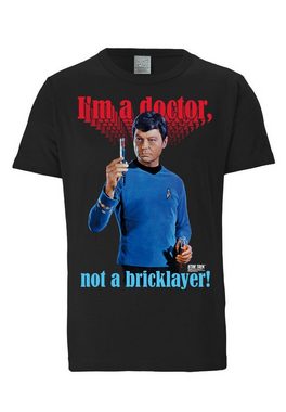 LOGOSHIRT T-Shirt I\\\m A Doctor Not A Bricklayer Doktor McCoy mit hochwertigem Siebdruck