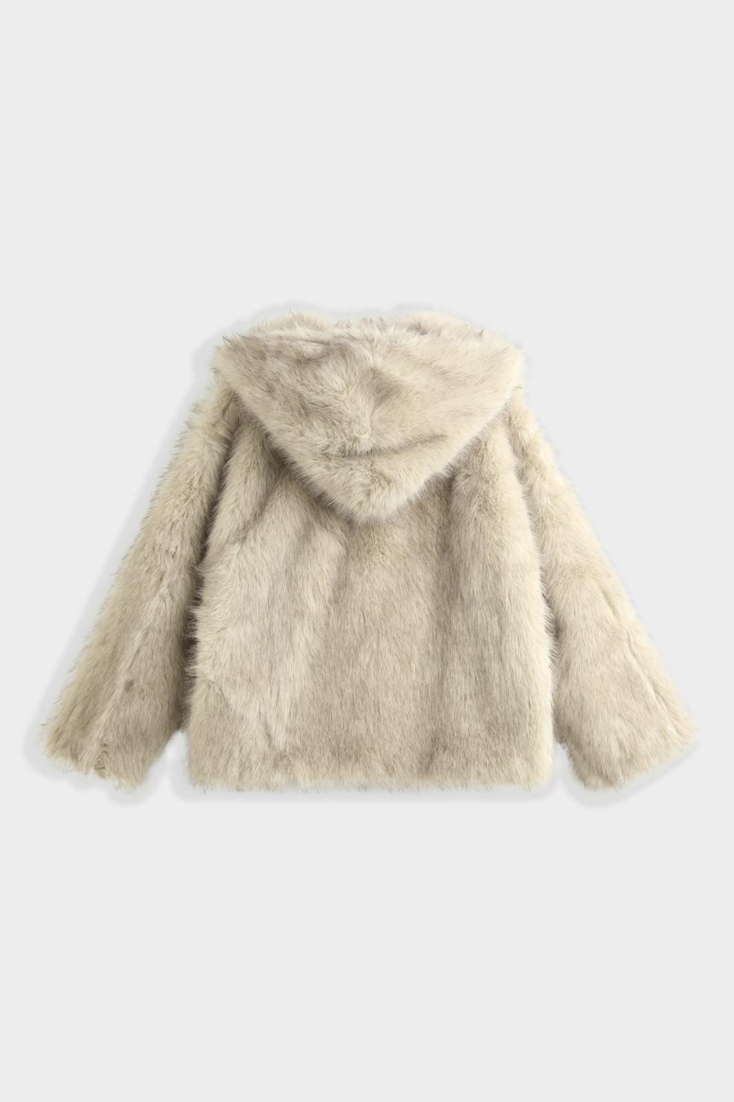 Copperose Winterjacke Oversize Fellimitatjacke BY306 kuschelige Kurzjacke m günstig online kaufen