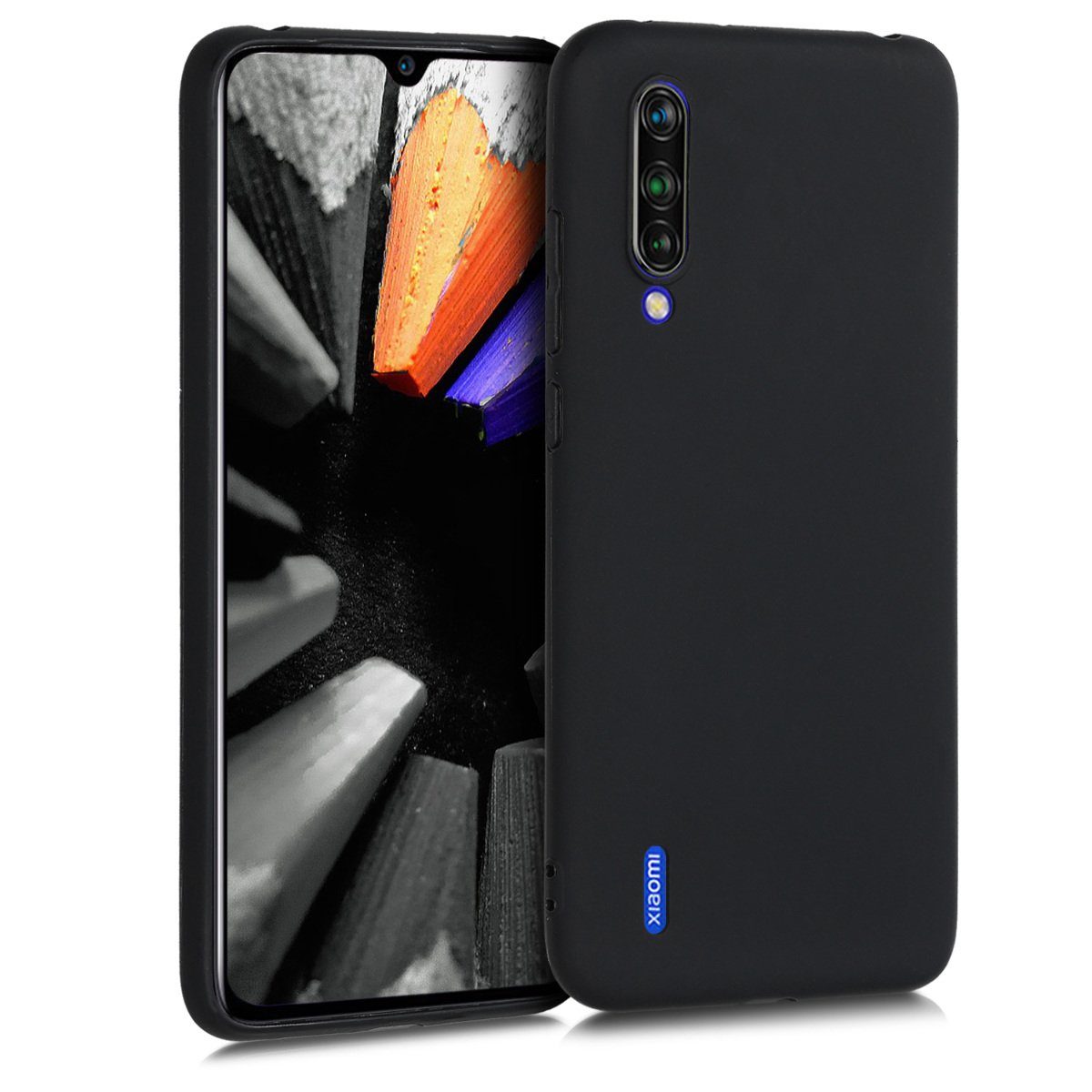 kwmobile Handyhülle Hülle für Xiaomi Mi 9 Lite, Hülle Silikon - Soft Handyhülle - Handy Case Cover