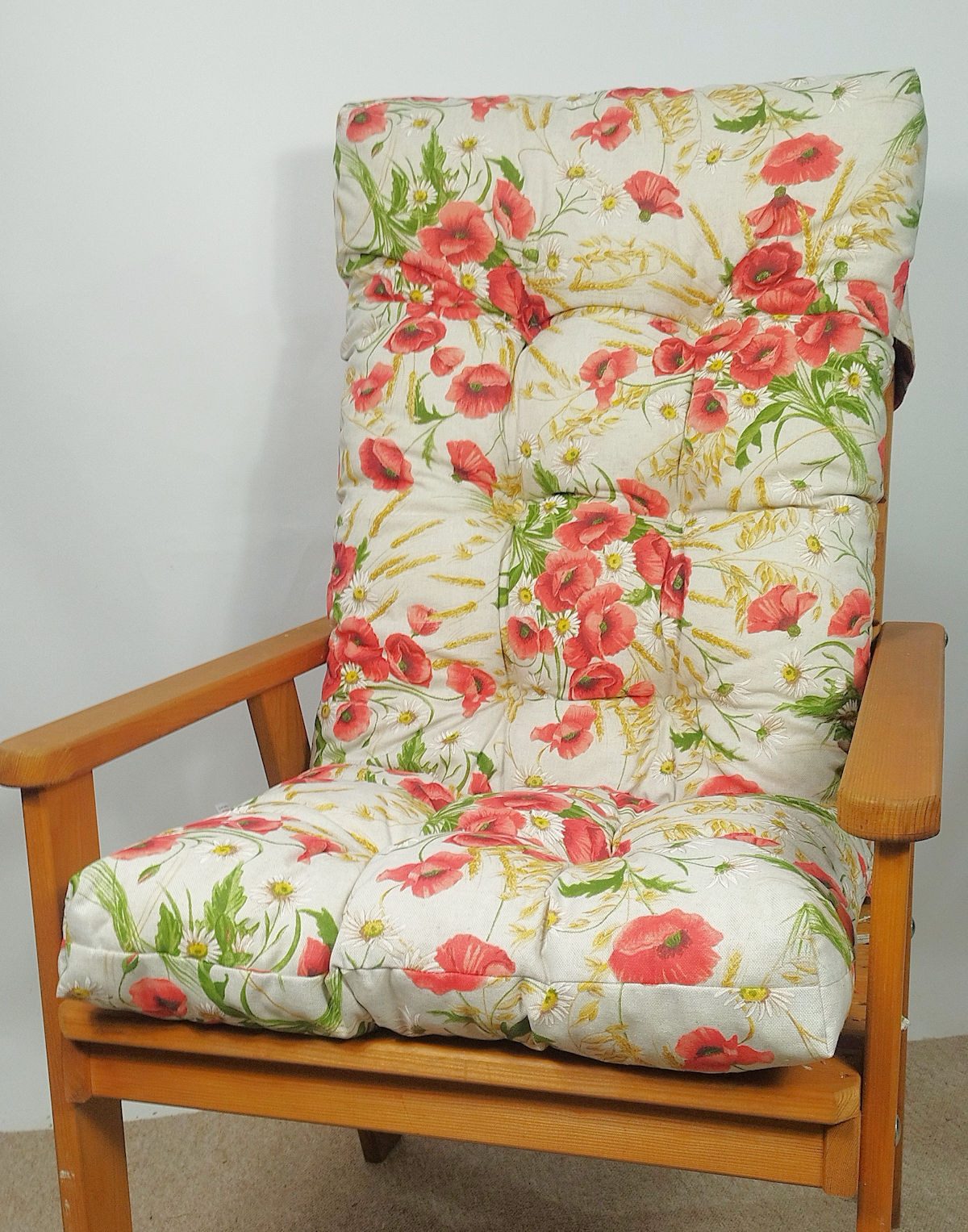 Rattani Hochlehnerauflage Polster für Gartenstuhl Gartenbank Hochlehner Auf günstig online kaufen