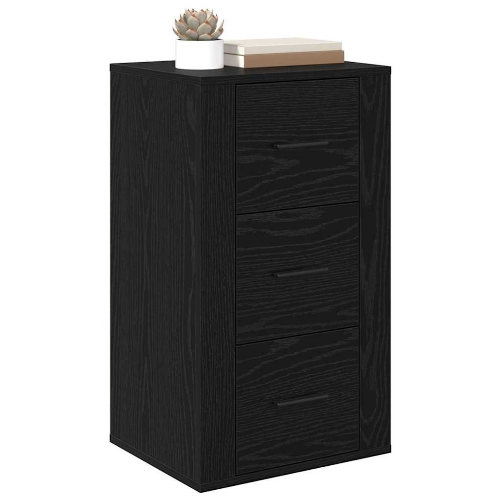 vidaXL Sideboard Sideboard Schwarz Eichen-Optik 40 günstig online kaufen