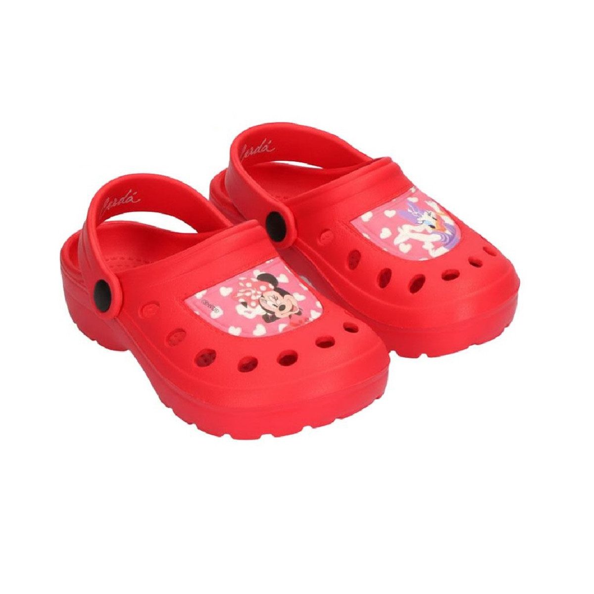Disney Minnie Mouse Kinder aus Ethylen Vinylacetat leichte Sommerschuhe für Bad und Alltag Clog (Packung)