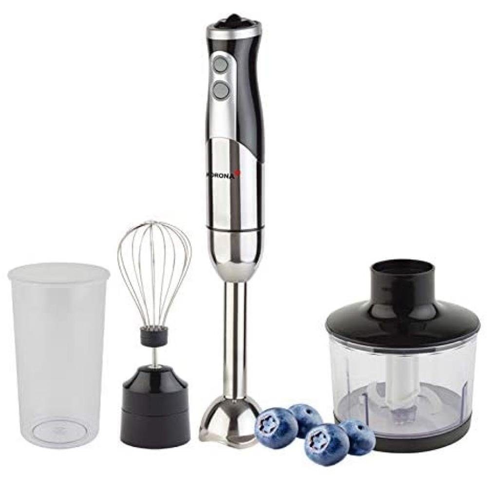 KORONA Stabmixer 4-in-1 Stabmixer Set 23710, 4-in-1 Stabmixer Set inkl. Aufsätze, 800 Watt