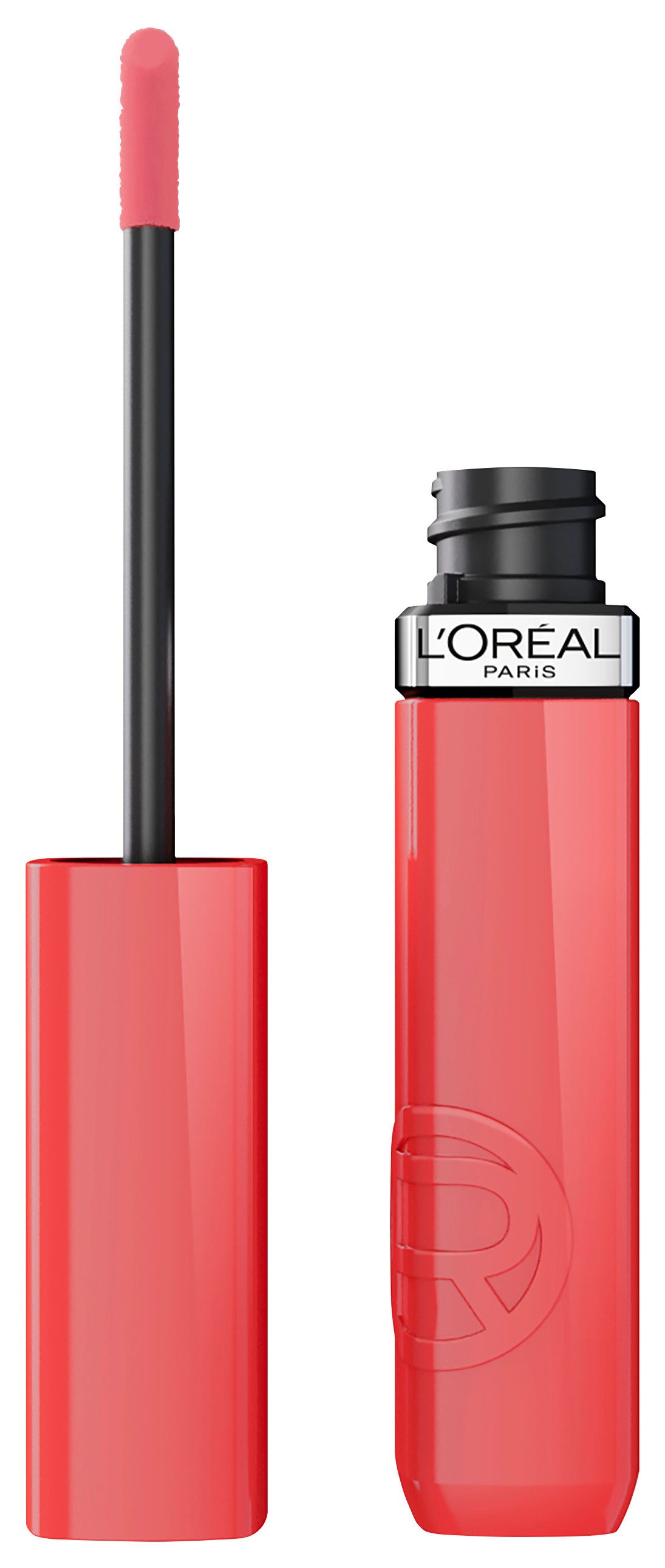 L'ORÉAL PARIS Lippenstift INFAILLIBLE LAQUE RESISTANCE 16H, mit intensiver Farbe und Glanz, bis zu 16 Stunden Halt