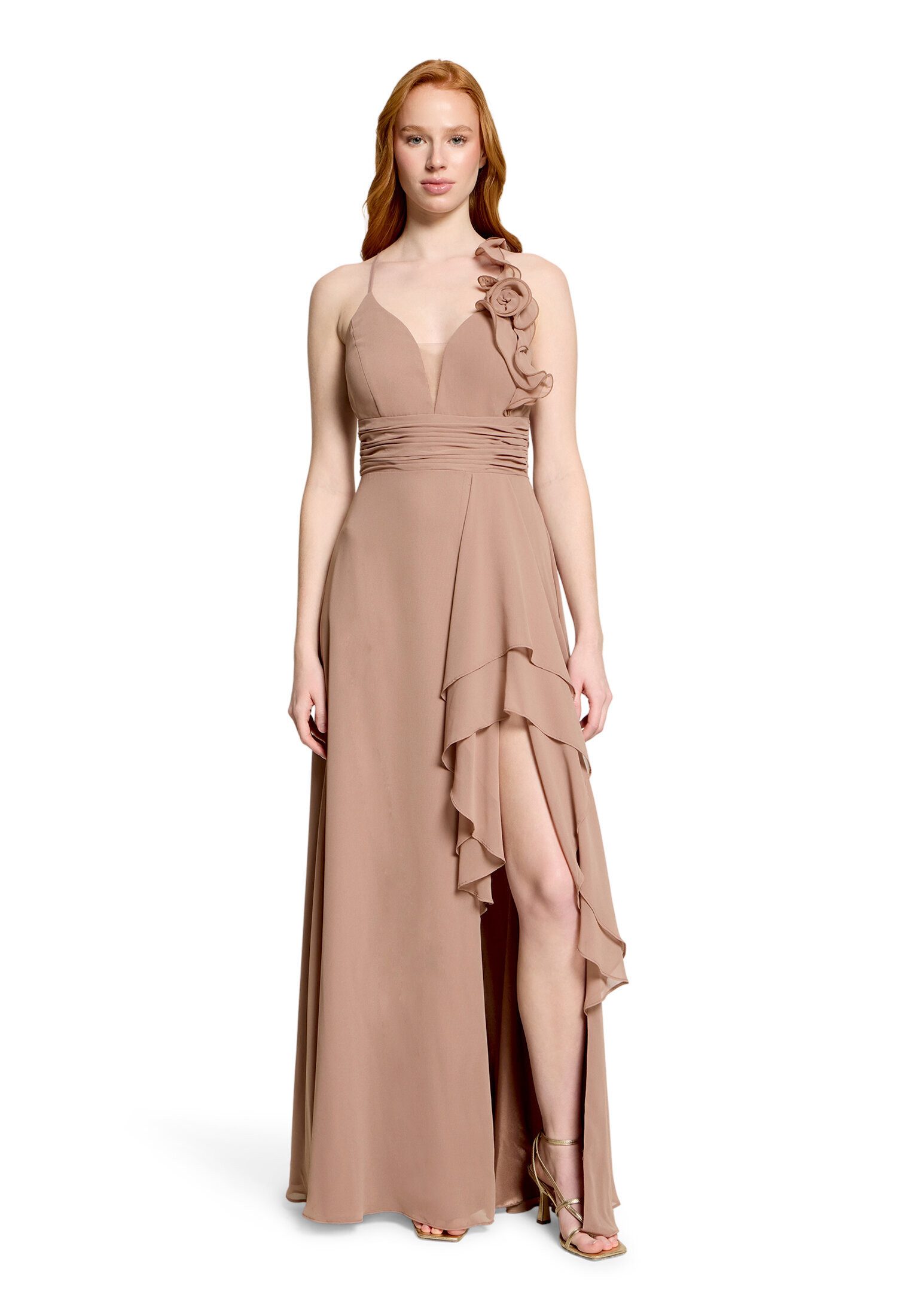 Vera Mont Chiffonkleid Damen mit Volant