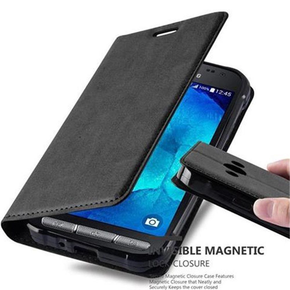 Cadorabo Handyhülle für Samsung Galaxy XCover 3 Hülle Samsung Galaxy XCover 3, Hülle Schutzhülle mit Standfunktion, Magnetverschluss und Kartenfach
