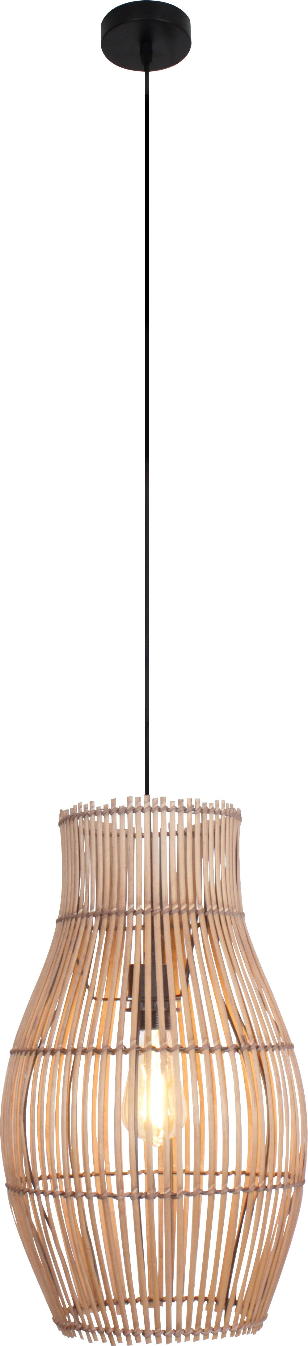 ECO-LIGHT Pendelleuchte Bamboo, ohne Leuchtmittel