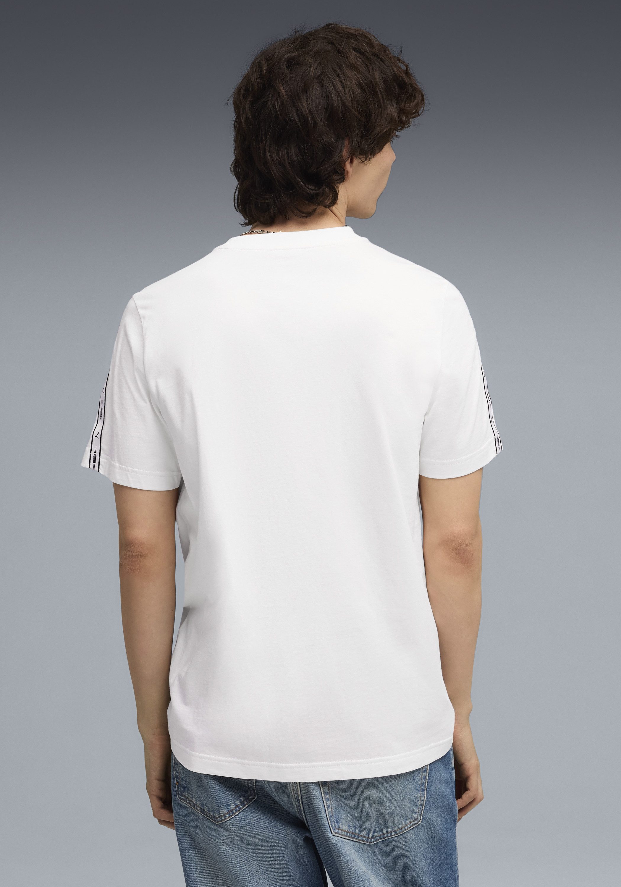 PUMA T-Shirt ESS TAPE TEE Regular Fit, Kurzarm, für sportlichen Look, aus B günstig online kaufen
