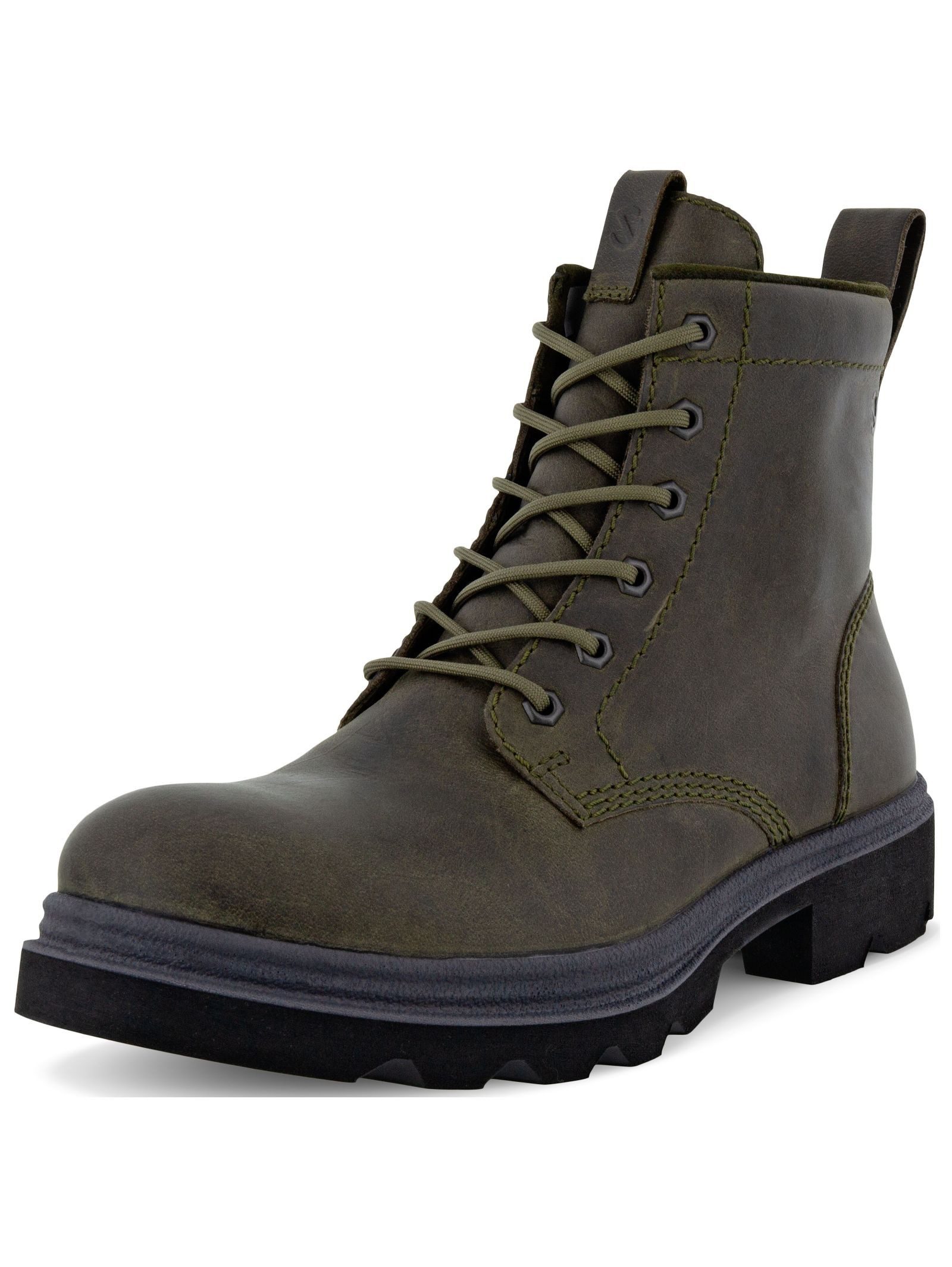Ecco Stiefelette Nubukleder . Schnürstiefelette