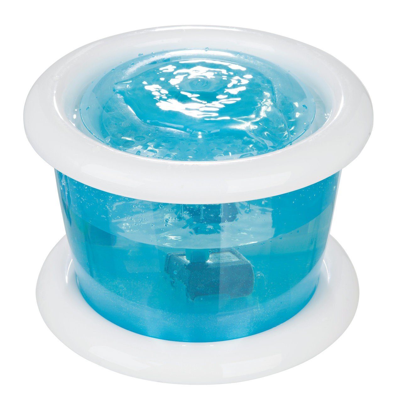 TRIXIE Trinkbrunnen TRIXIE Wasserautomat Bubble Stream 3 Liter blau/weiß