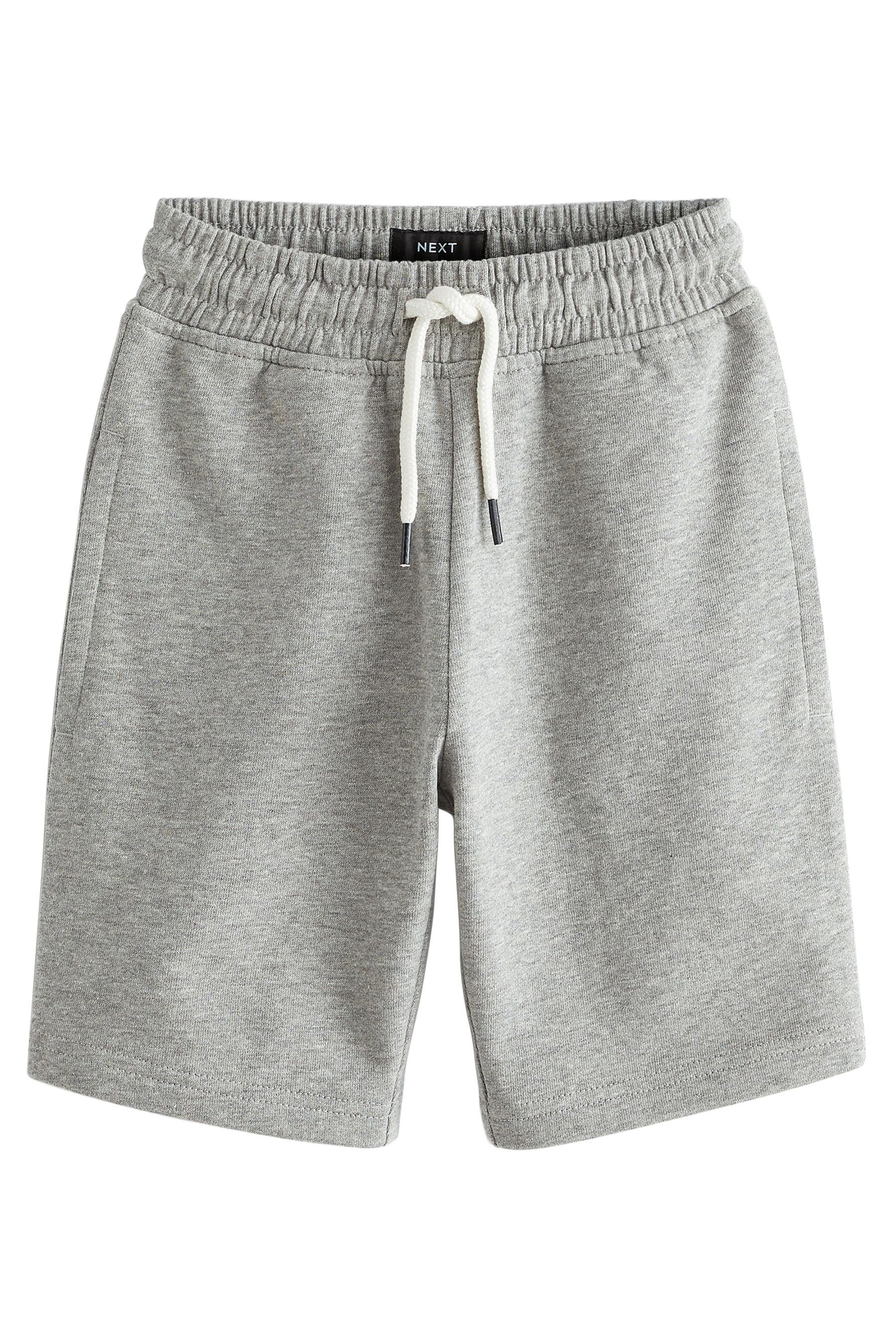 Jersey-Shorts, Next (3-tlg) Navy/Grey/Blue Sweatshorts 3er-Pack Basic